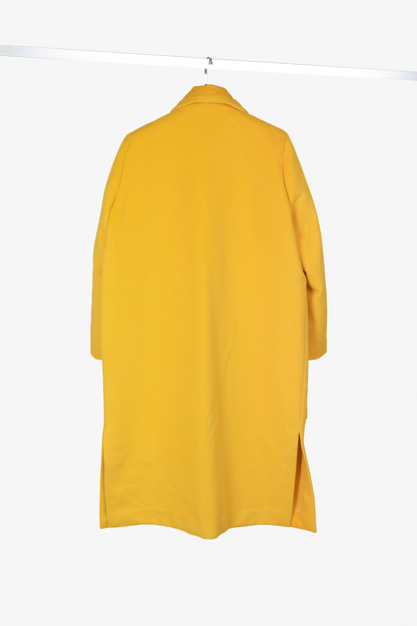 Blank Something Navy Yellow Felt Patch Pocket Over Coat Grailed