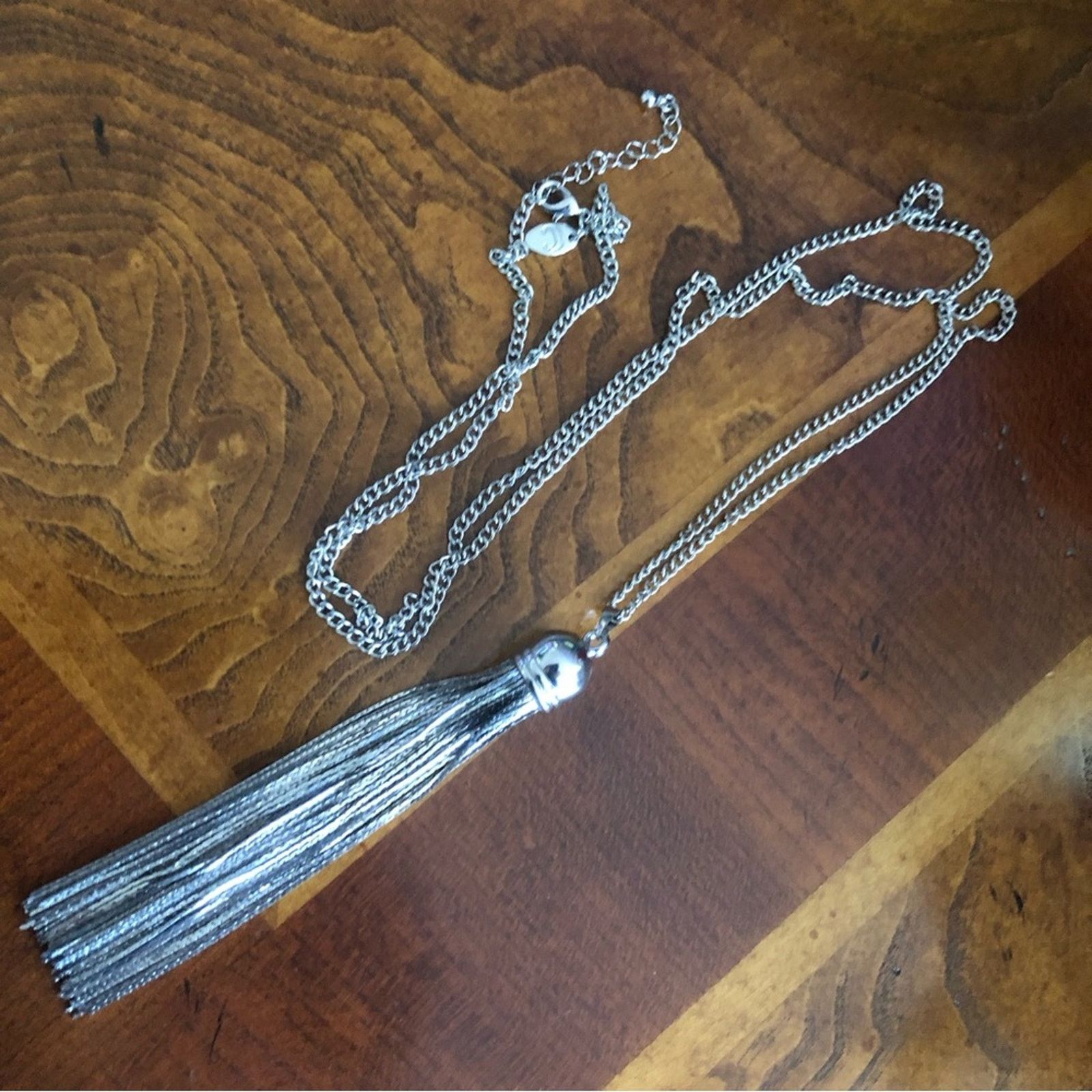 Jewelry Charming Charlie silver plated tassel necklace Size ONE SIZE - 5 Thumbnail
