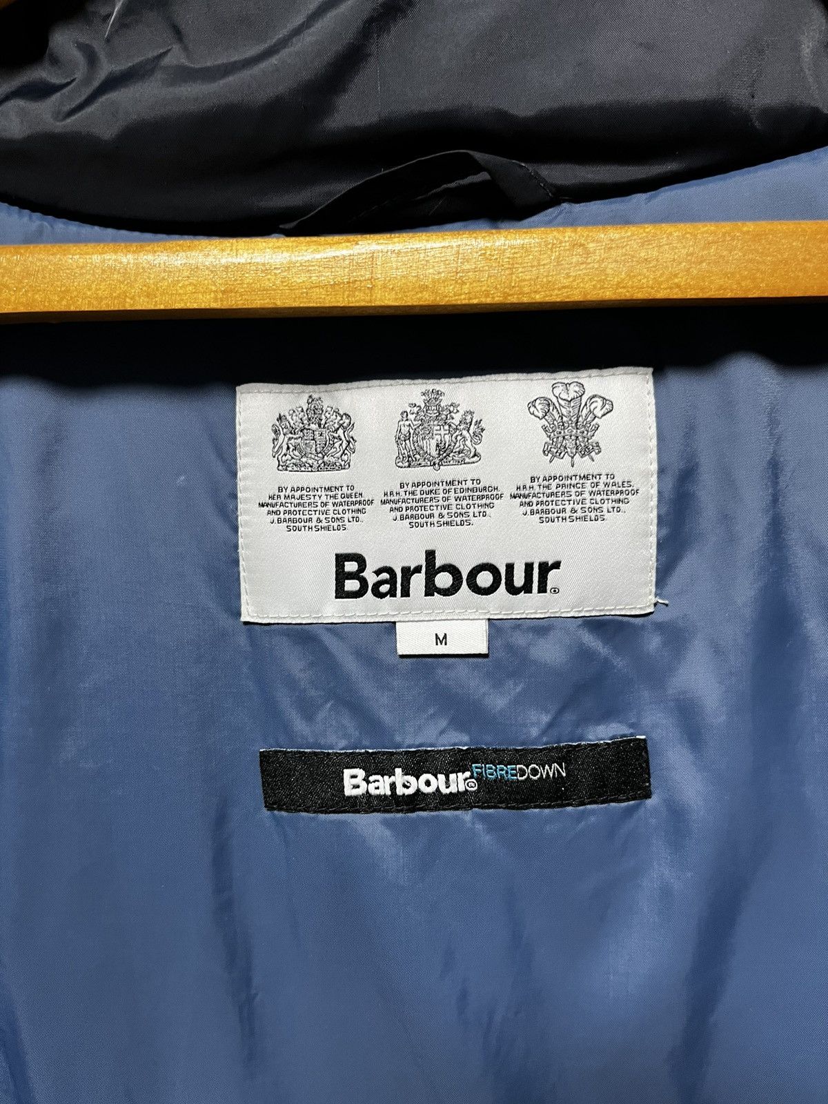 Barbour 🔴 BARBOUR BEACON HIKE QUILTED JACKET NAVY Size US M / EU 48-50 / 2 - 9 Thumbnail