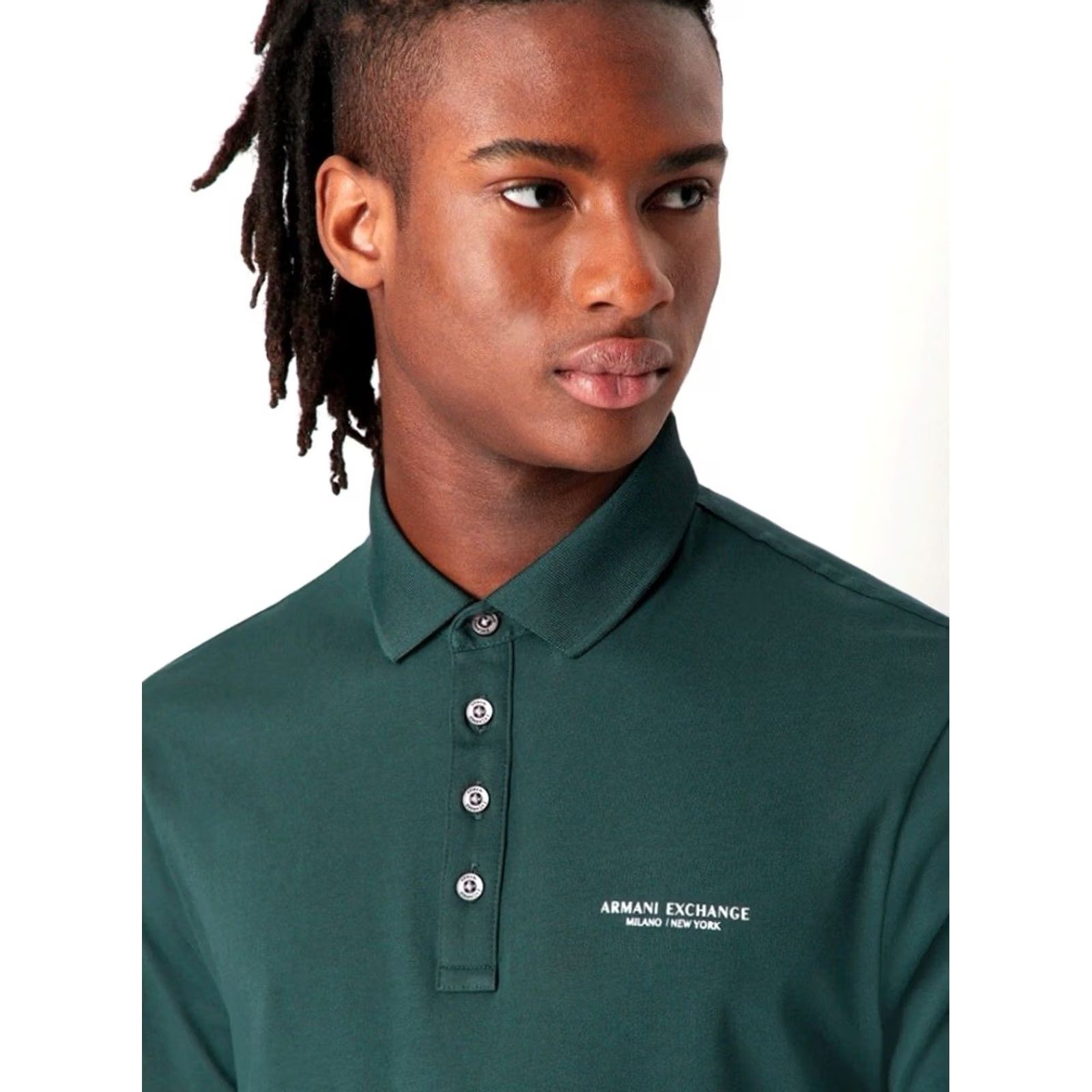Armani Exchange Armani Exchange Polo T-Shirt Green M Men Milano New York Luxury Rare Shirt Size US M / EU 48-50 / 2 - 2 Thumbnail