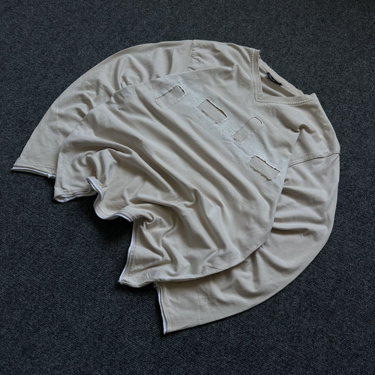 If Six Was Nine VTG Japanese Style Long-sleeve T-shirts Grunge Avantgarde Size US XL / EU 56 / 4 - 1 Thumbnail