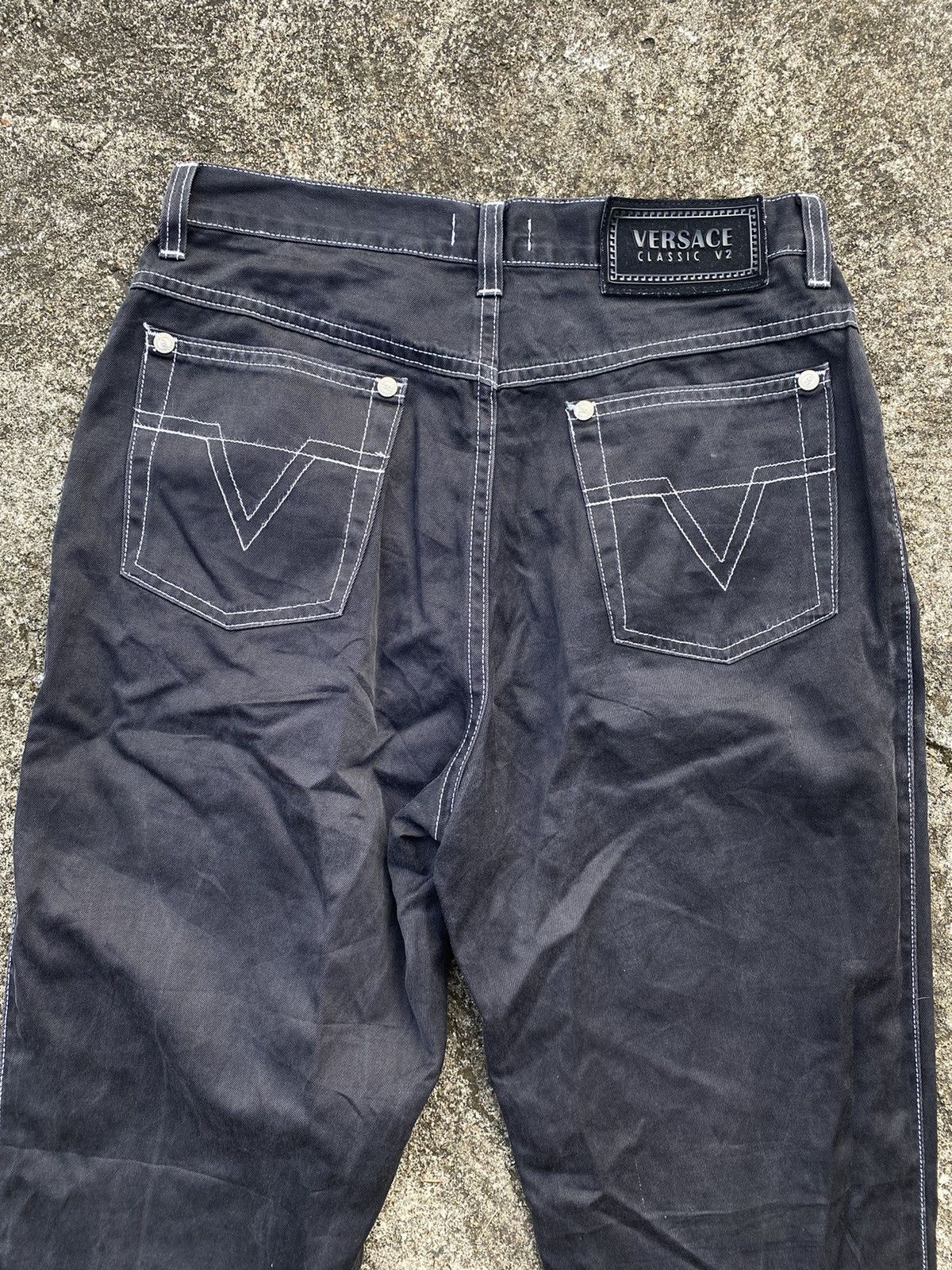 Versace × Vintage Vintage Versace Size US 27 - 5 Thumbnail