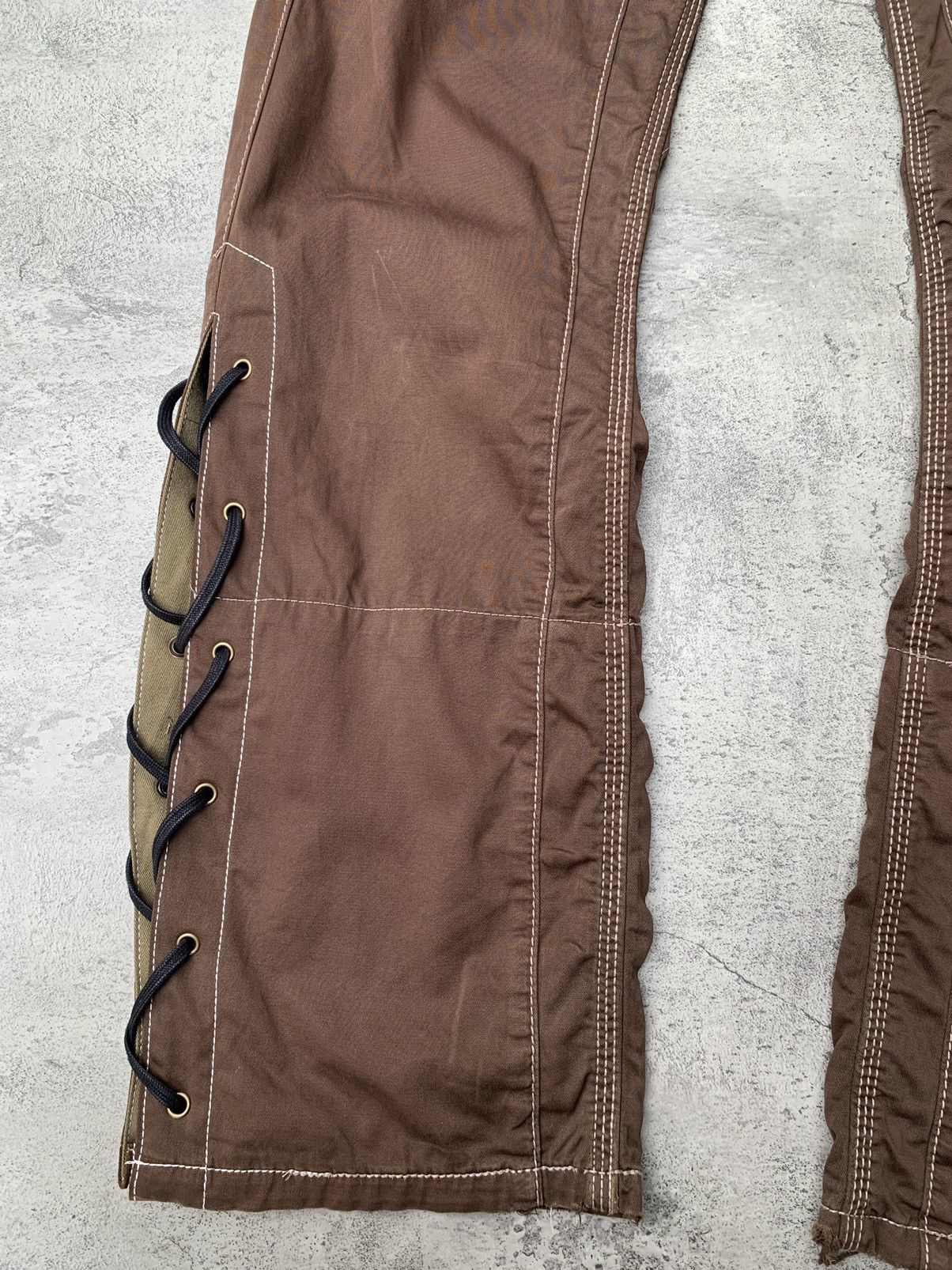 Japanese Brand NICOLE CLUB FOR MEN flare cargo pants Size US 30 / EU 46 - 2 Thumbnail