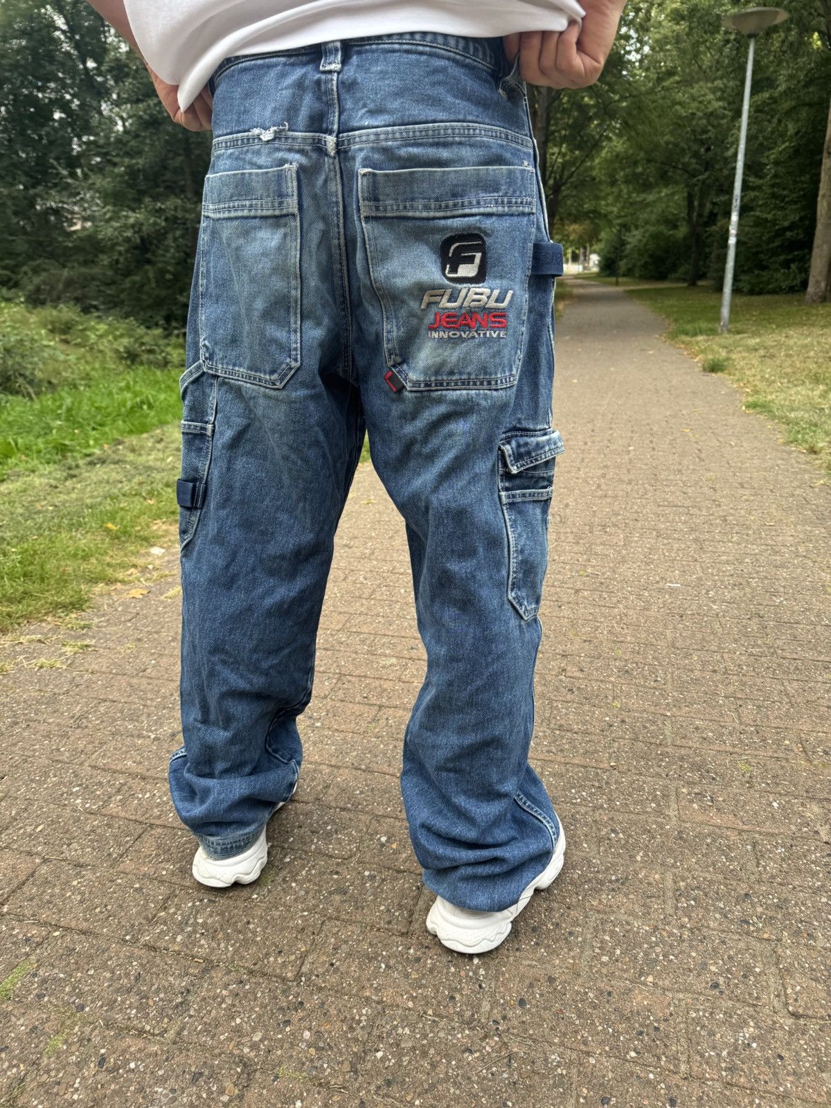 Fubu Fubu Vintage Jeans Avantgarde Streetwear Y2K Size US 34 / EU 50 - 2 Thumbnail
