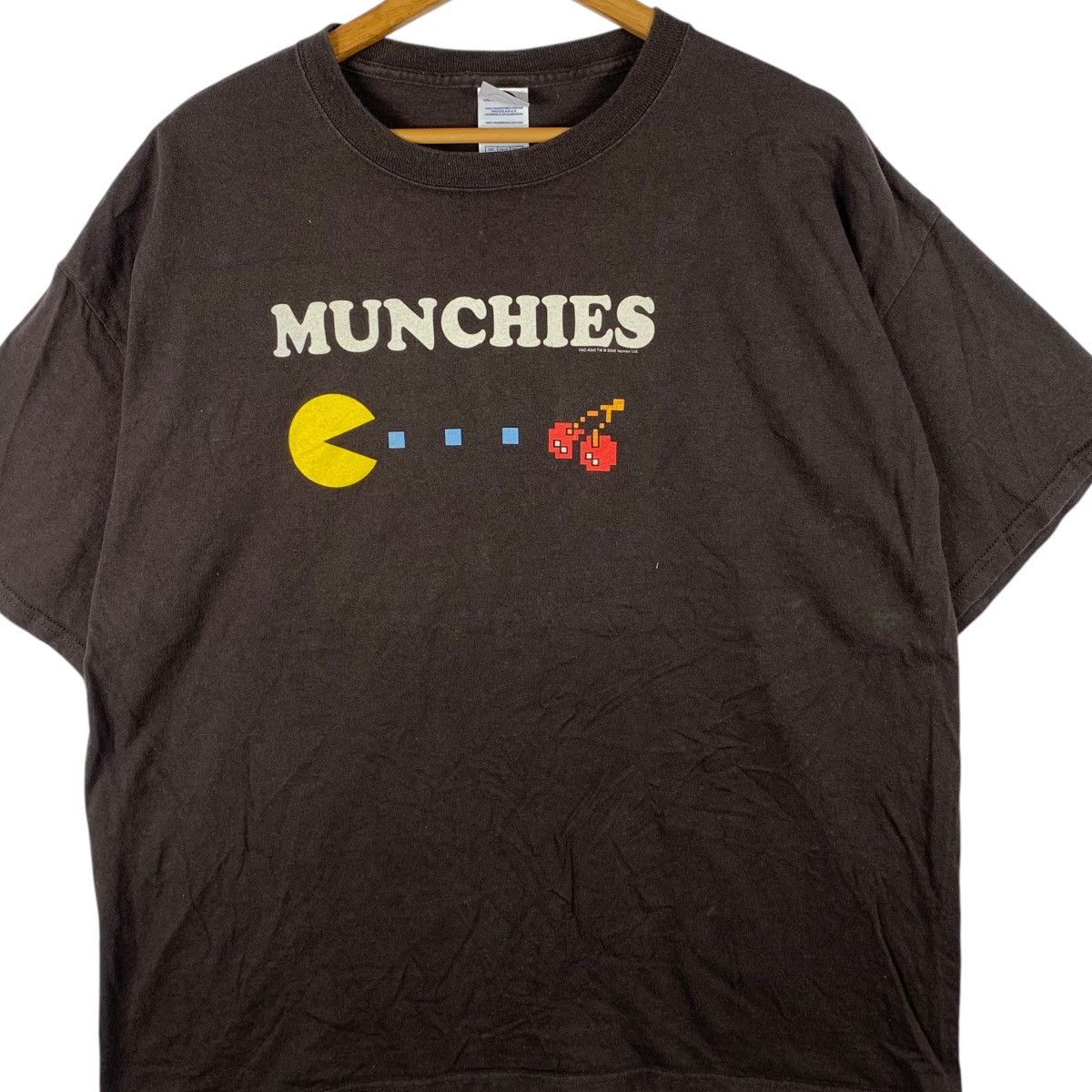 Vintage Vintage 2005 PAC-MAN NAMCO MUNCHIES Arcades Tee Shirt Top Size US XL / EU 56 / 4 - 3 Thumbnail