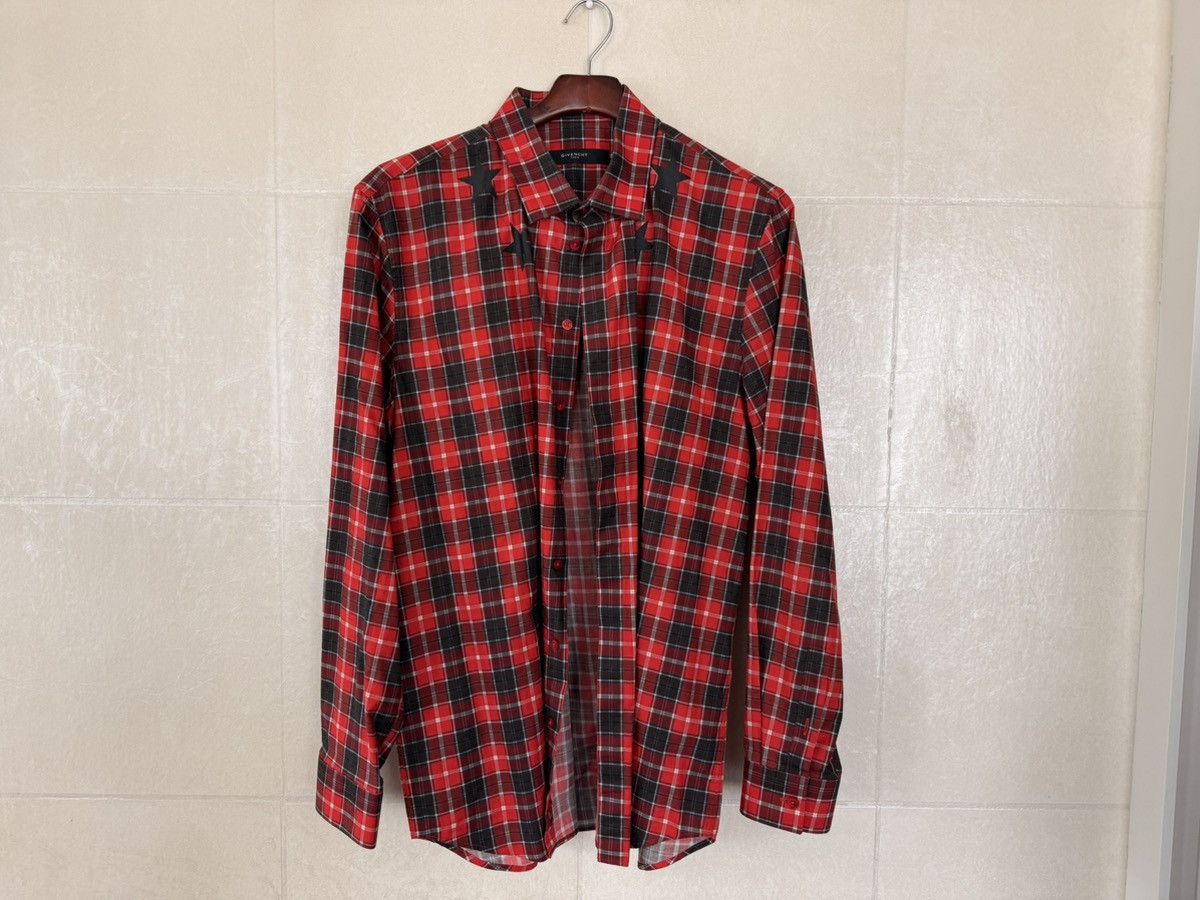 Givenchy Givenchy Plaid Flannel Shirt Size US S / EU 44-46 / 1 - 1 Thumbnail