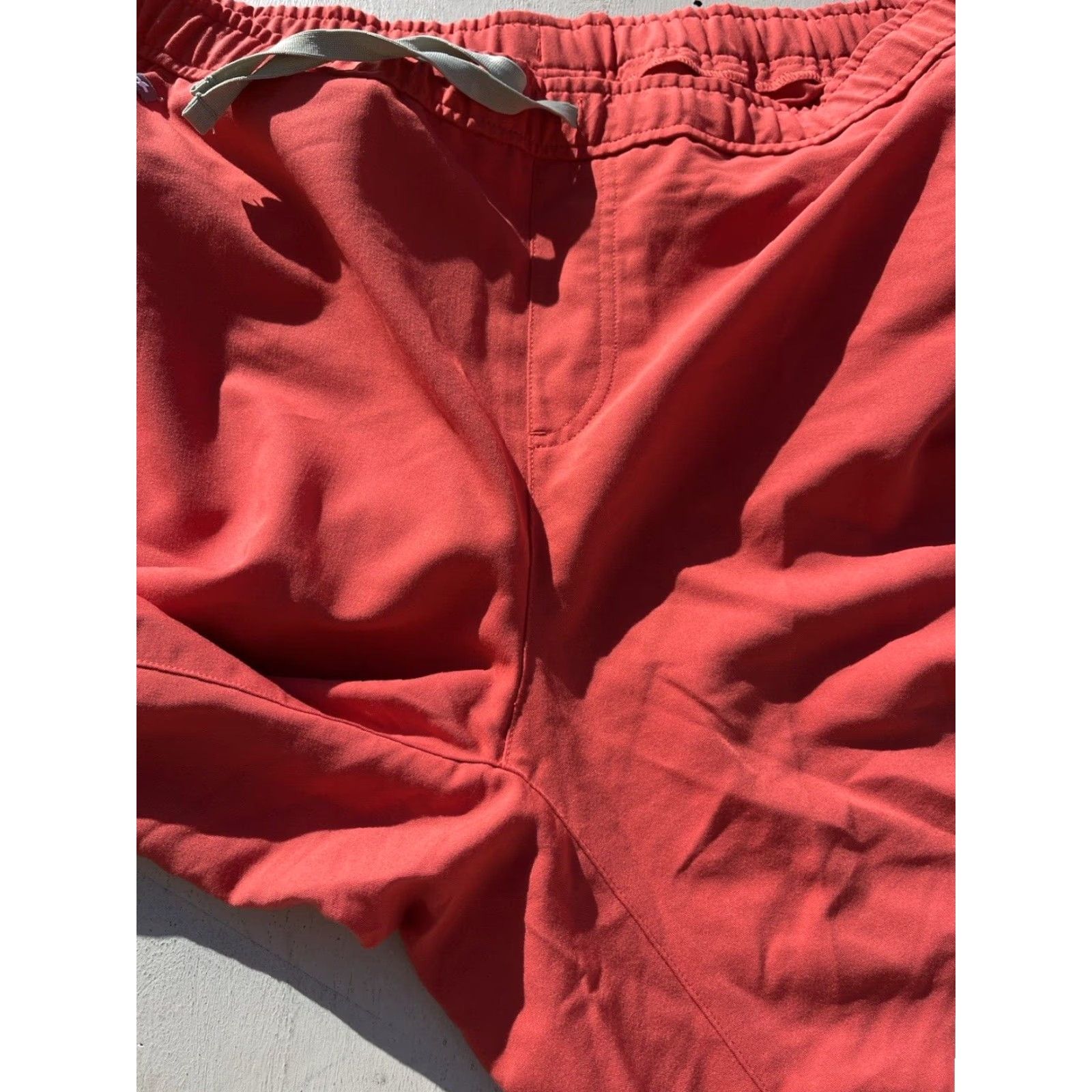 Pinko FIGS Unisex Scrubs Coral Pink Pants 2XL Medical Hospice ER Nurse Tapered String Size US 39 - 7 Thumbnail