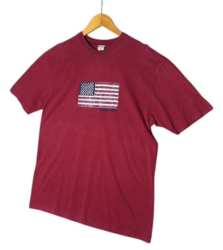 Old Navy × Vintage VINTAGE OLD NAVY FLAG T SHIRT Size US M / EU 48-50 / 2 - 2 Thumbnail