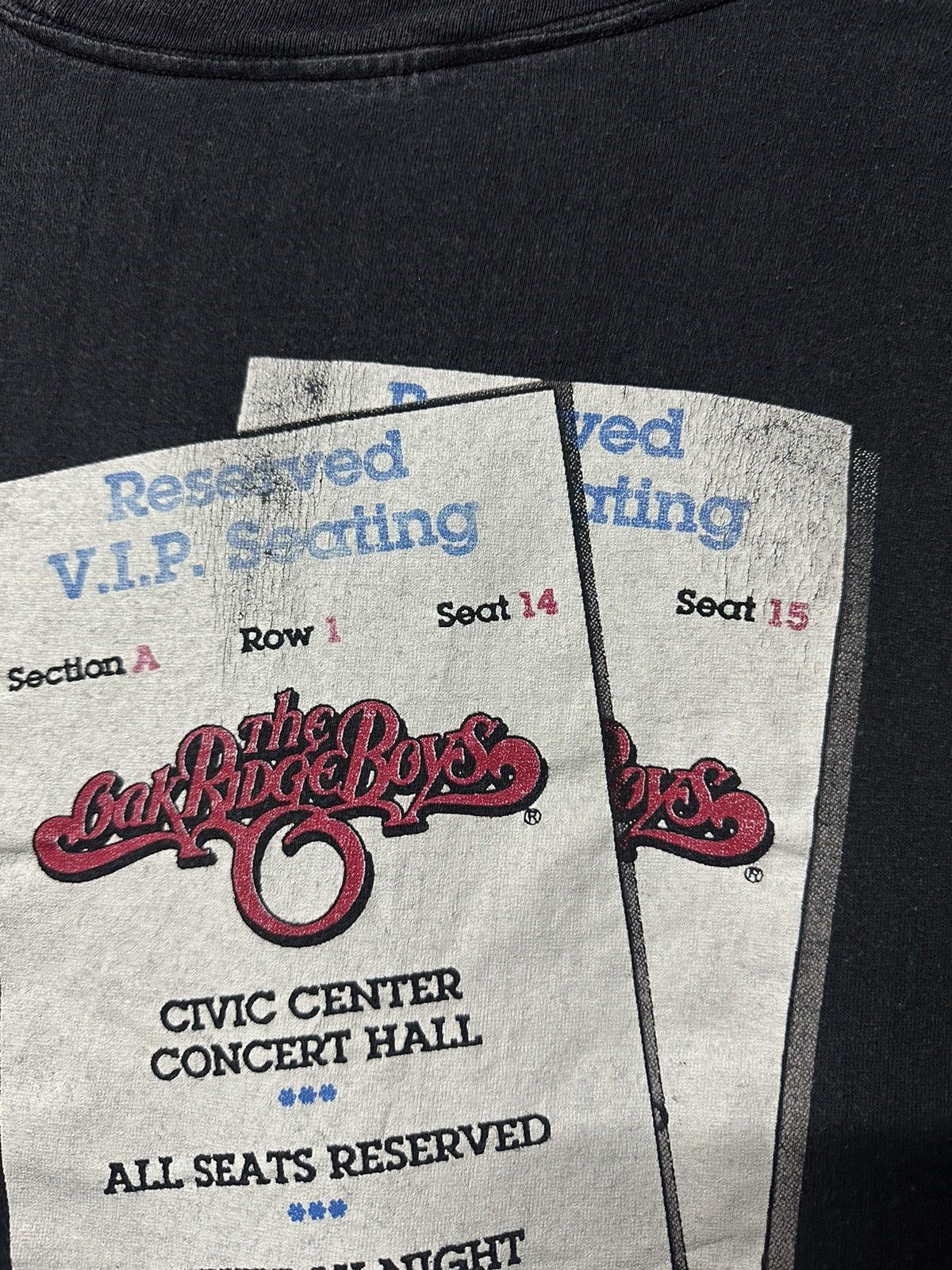 Band Tees × Vintage Vintage 80s The Oak Ridge Boys Tour Faded Tee Size US M / EU 48-50 / 2 - 6 Thumbnail