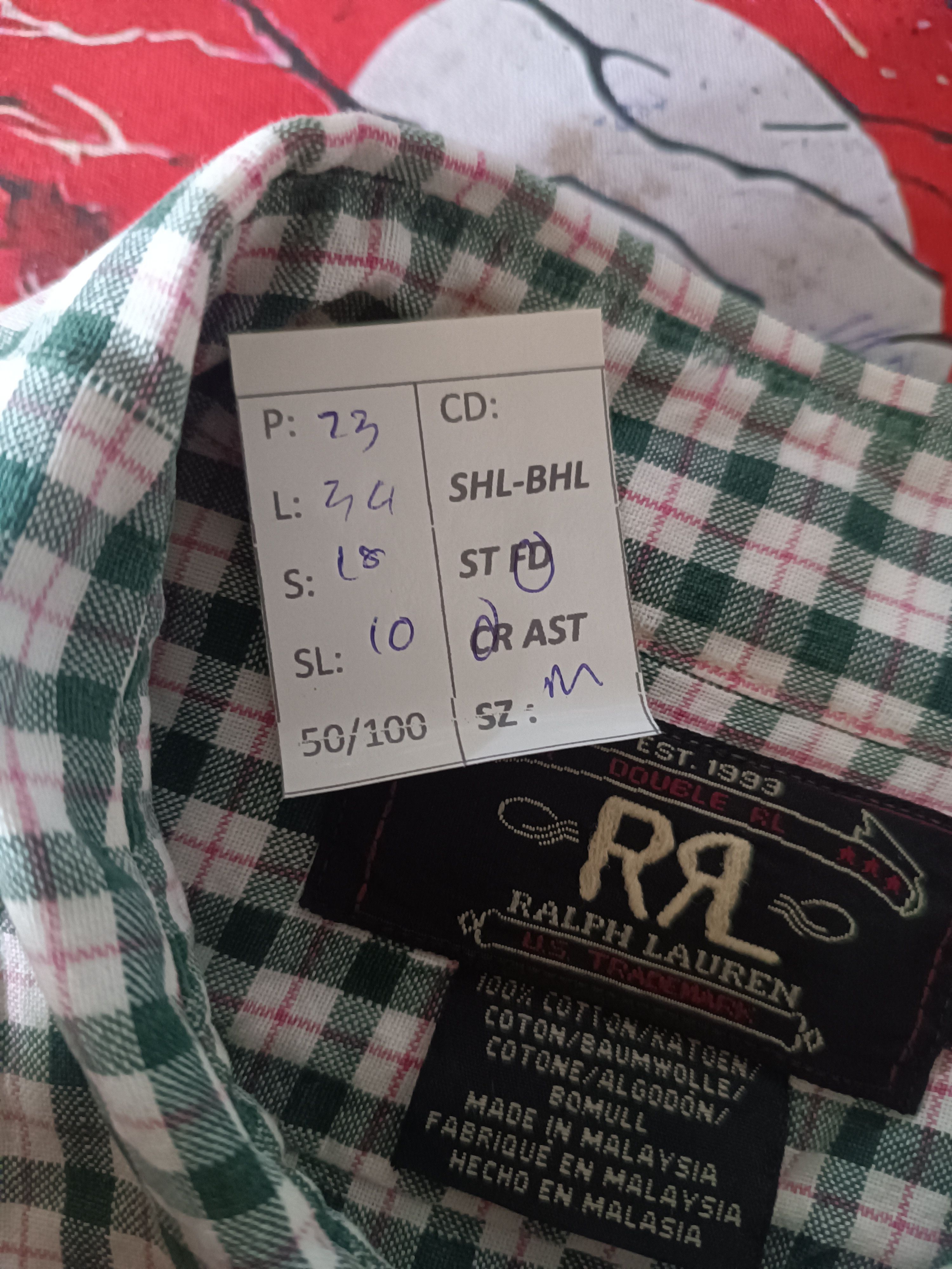 RRL Ralph Lauren VINTAGE RRL RALPH LAUREN BIG & TALL DOUBLE POCKET SHIRTS Size US L / EU 52-54 / 3 - 20 Thumbnail