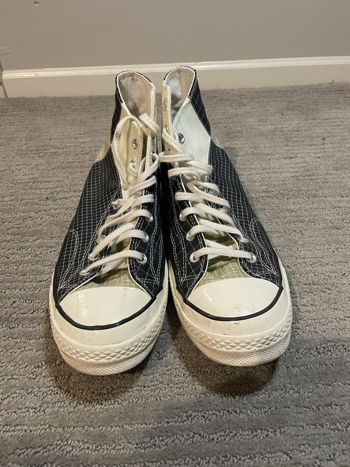 Converse Ripstop Converse High Tops Size US 12 / EU 45 - 2 Thumbnail