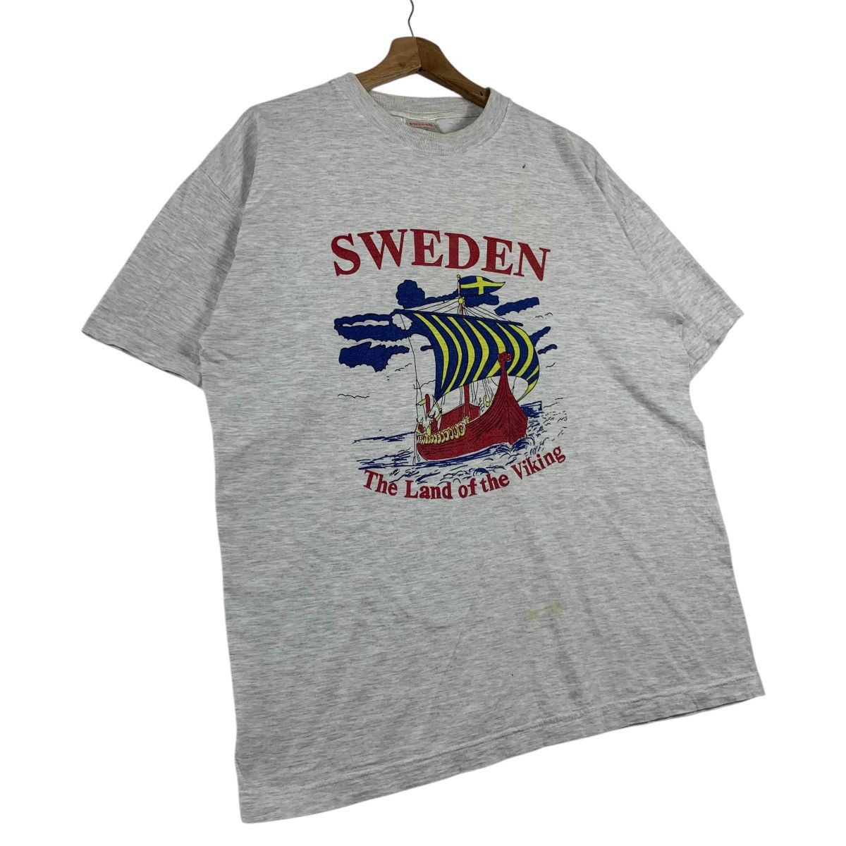 Vintage Vintage 90s Sweden Yachts Short Sleeve Souvenirs Shirt Size US M / EU 48-50 / 2 - 5 Thumbnail