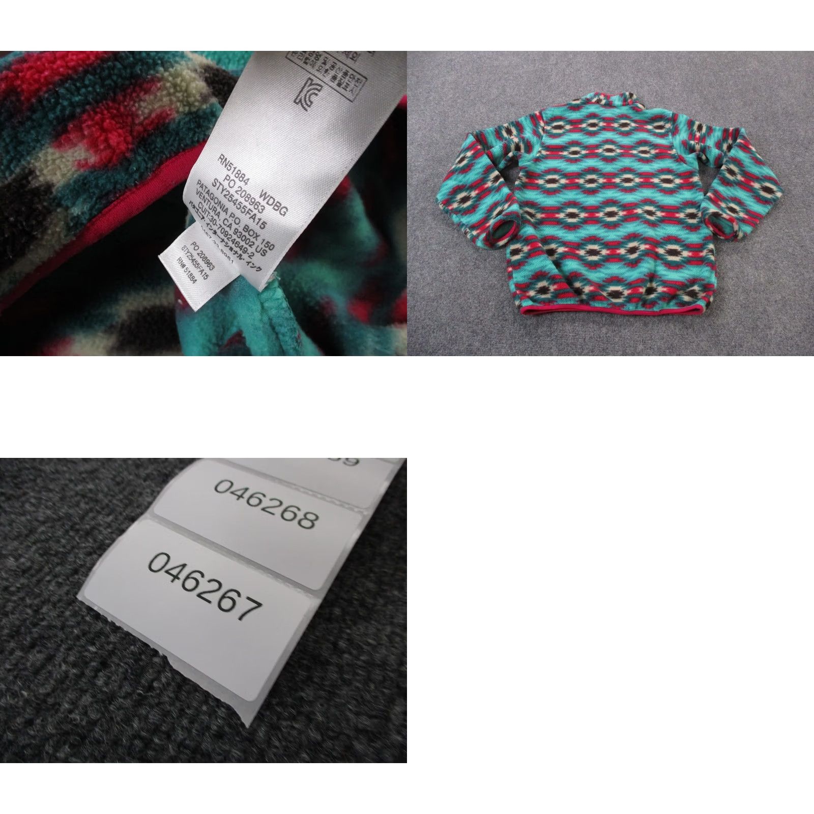 Patagonia Patagonia Jacket Womens M Synchilla Fleece Aztec Geometric Sweater Outdoor Casual Snap Thermal Wind-Resistant Size M / US 6-8 / IT 42-44 - 8 Thumbnail