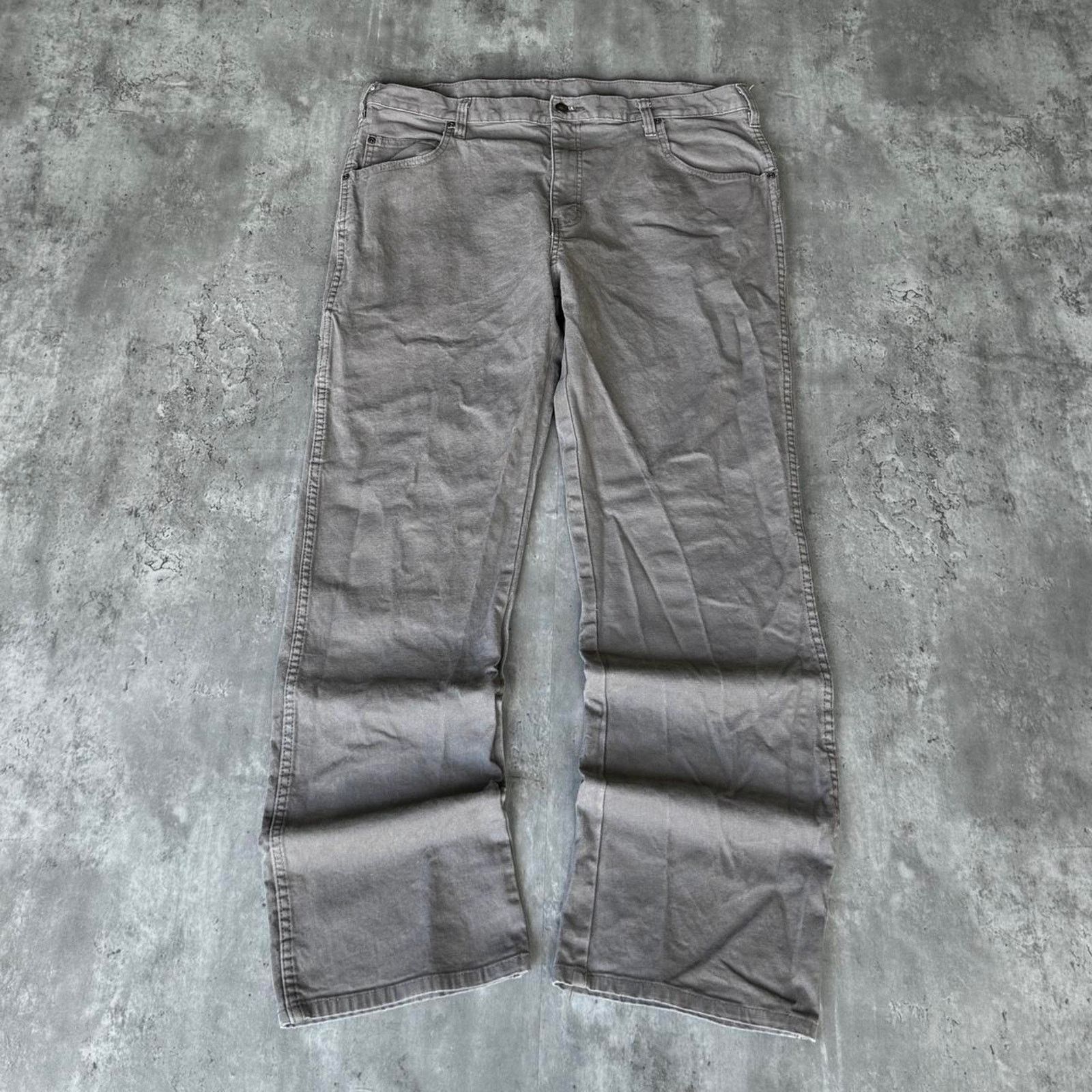 Carhartt × Dickies × Vintage Vintage Y2K Carhartt Style Baggy Gray Skater Carpenter Pants Size US 38 / EU 54 - 2 Thumbnail