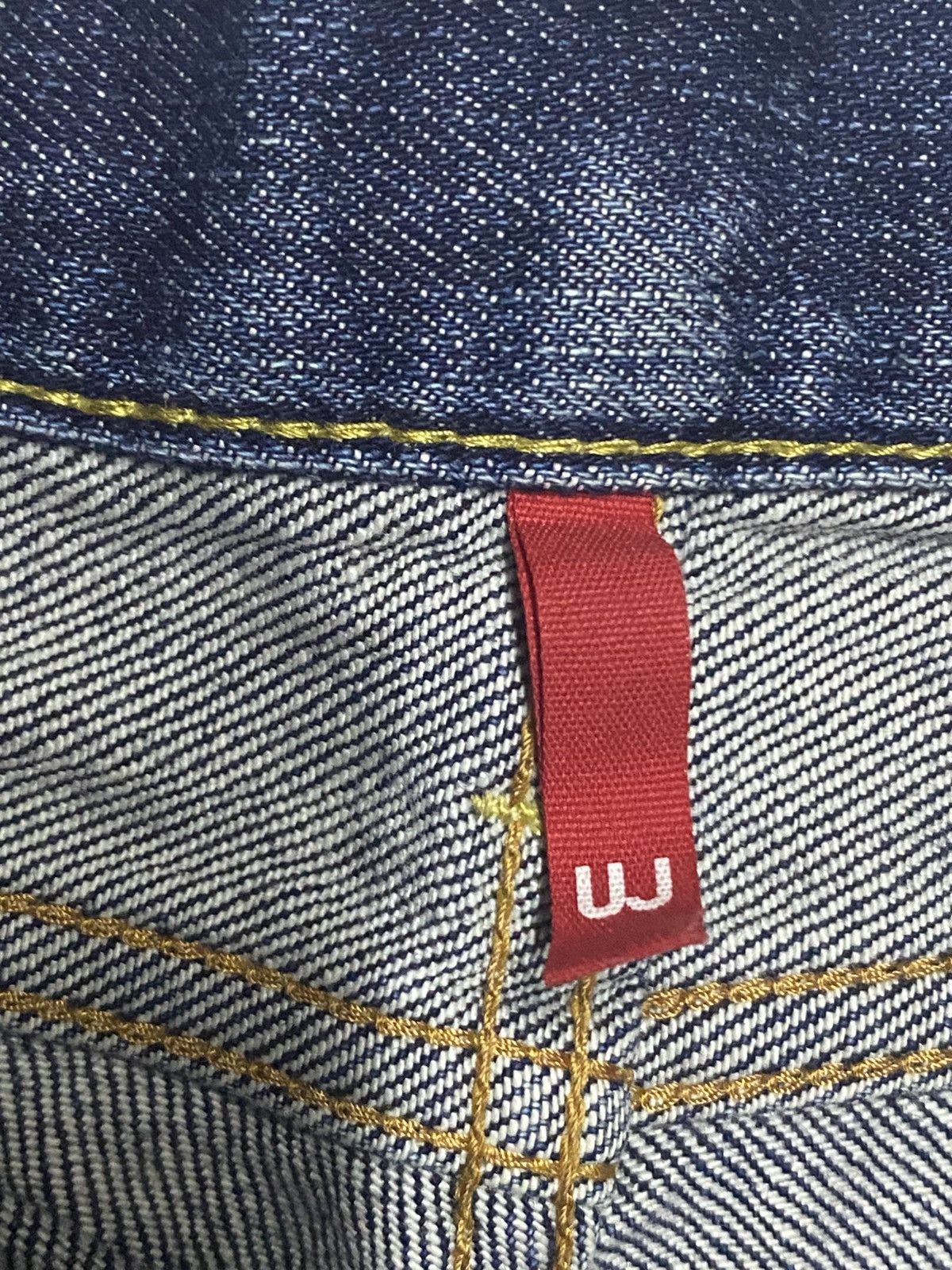 Undercover × Uniqlo Vintage Uniqlo S001 Selvedge Faded Wash Distressed Slim Jean Size US 32 / EU 48 - 13 Thumbnail