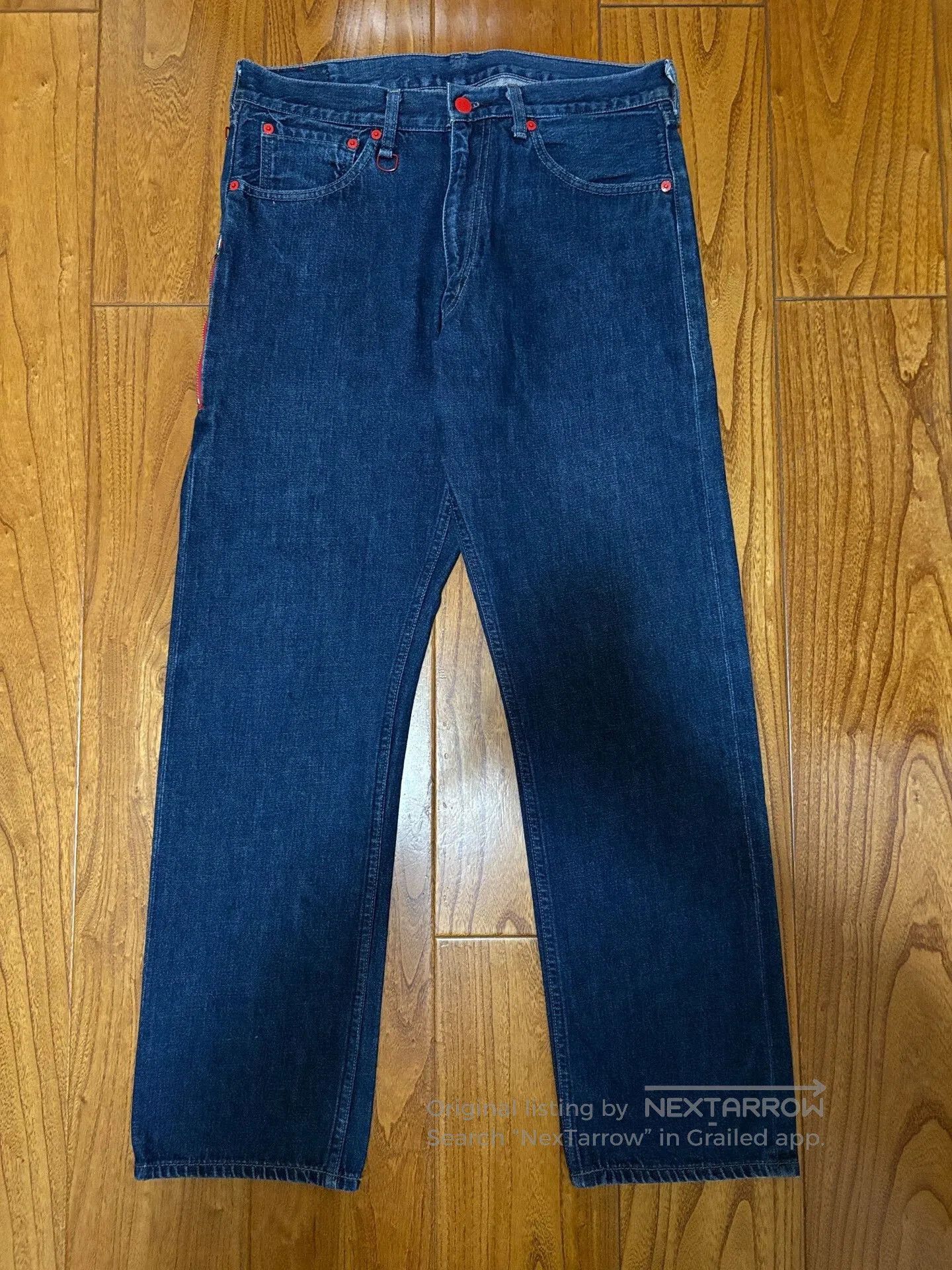 Levi's Levi's Fenom Red Flash Unwashed Jeans. Size US 34 / EU 50 - 2 Thumbnail