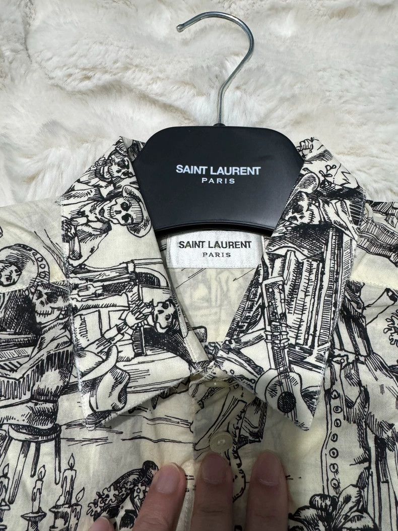 Yves Saint Laurent saint laurent size 39 Dream Tour Short Sleeve Shirt 2501-Ne Size US M / EU 48-50 / 2 - 4 Thumbnail