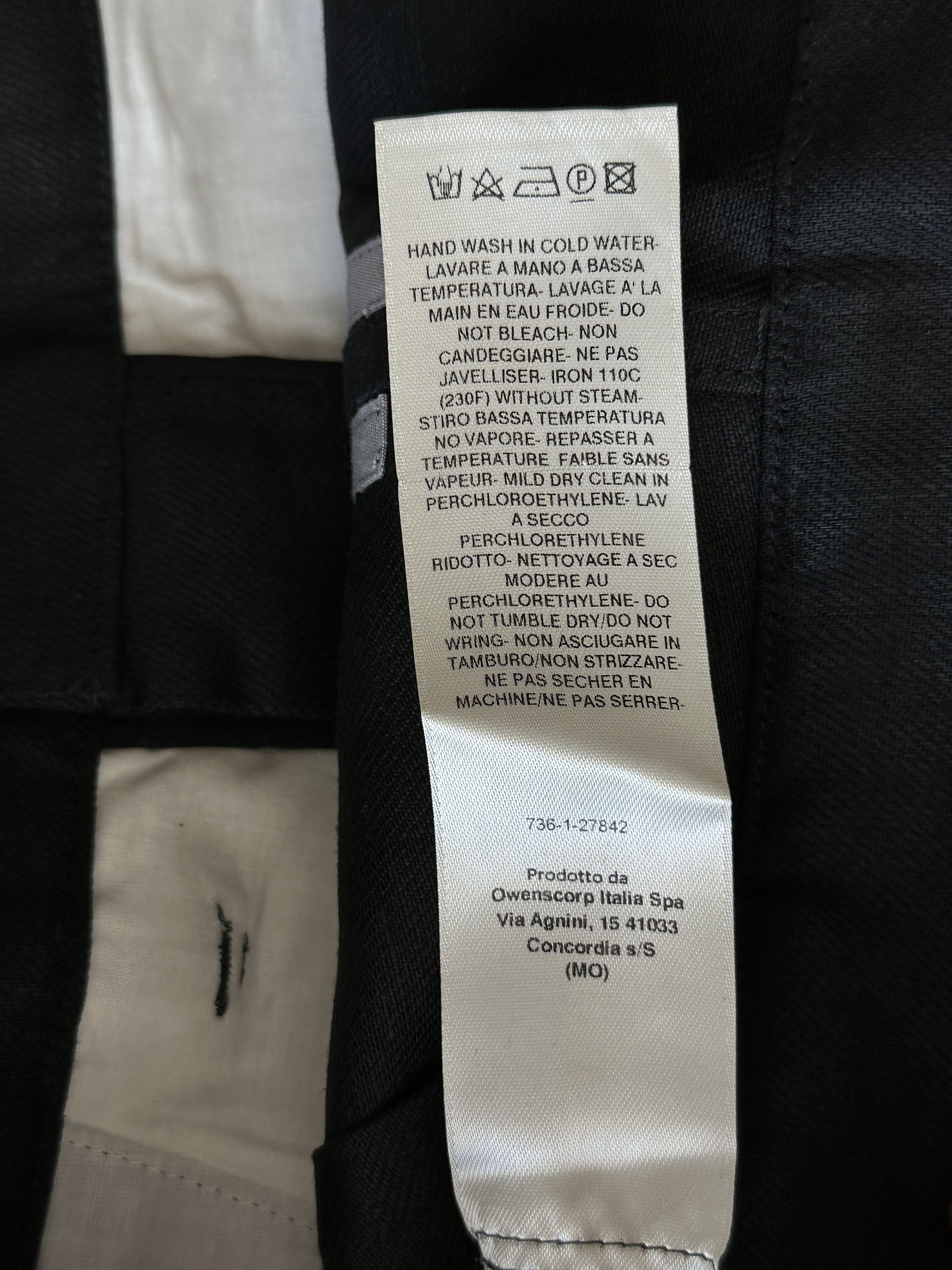 Rick Owens Rick Owens Black Stefan Cargo Pants Size US 34 / EU 50 - 4 Thumbnail