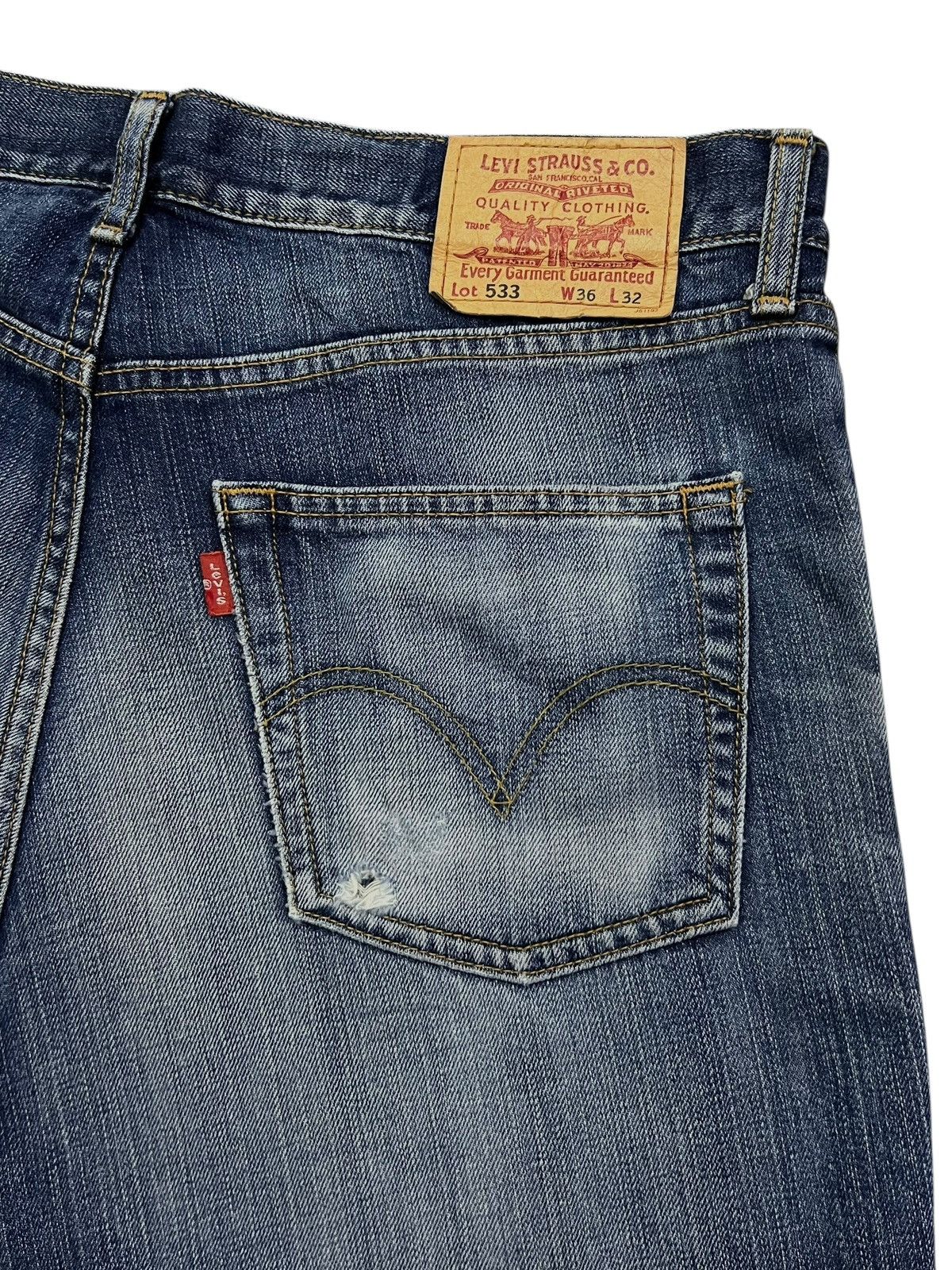 Levi's Baggy Vintage Levi’s 533 Japan - Faded Wash,Distressed Denim Size US 36 / EU 52 - 8 Thumbnail