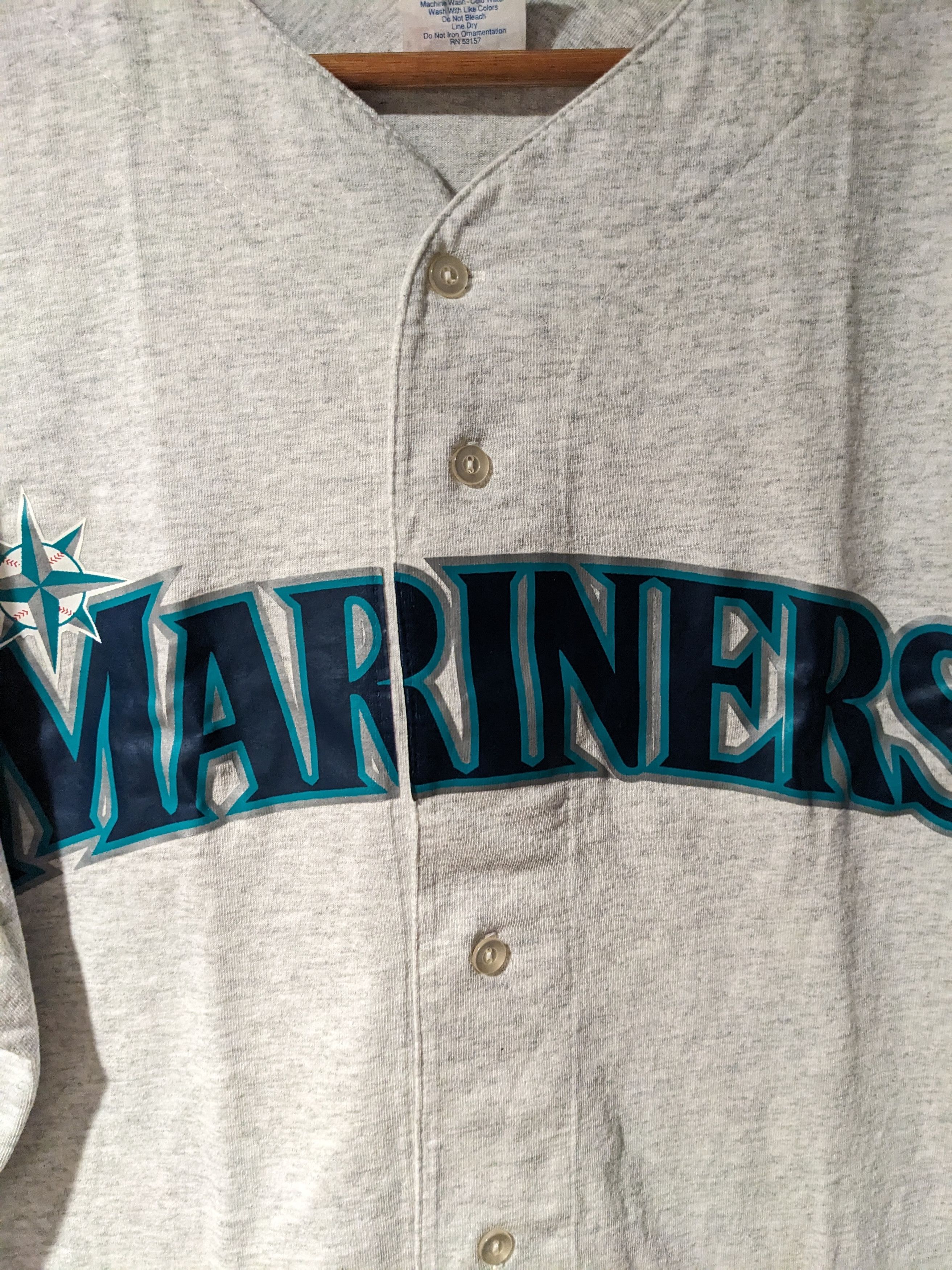 MLB Vintage 90s Seattle Mariners MLB Baseball Majestic Jersey Size US XL / EU 56 / 4 - 2 Thumbnail