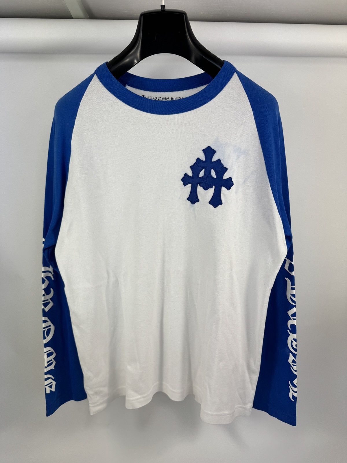 Chrome Hearts 1/1 SAMPLE LEATHER CROSS LONG SLEEVE T-SHIRT Size US XL / EU 56 / 4 - 1 Thumbnail