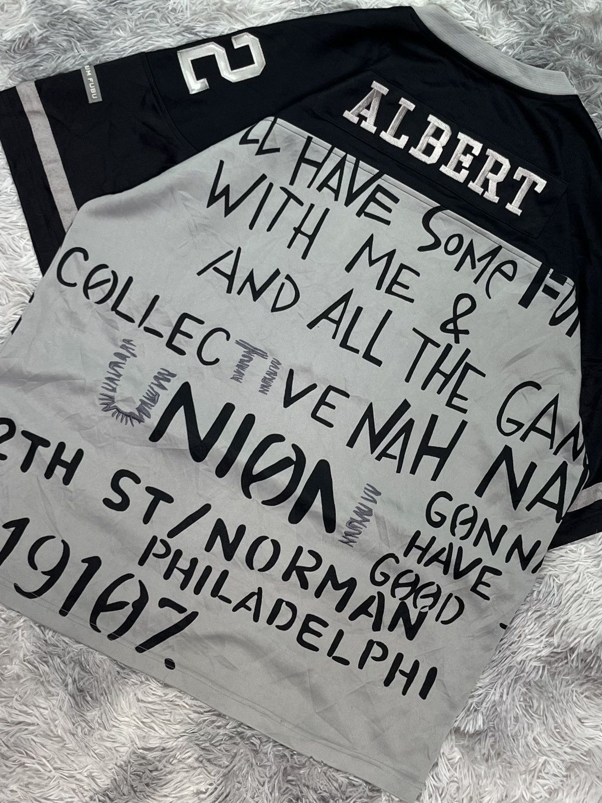Fubu VINTAGE FUBU PLATINUM FAT ALBERT FOOTBALL SPORT JERSEY Size US XXL / EU 58 / 5 - 7 Thumbnail