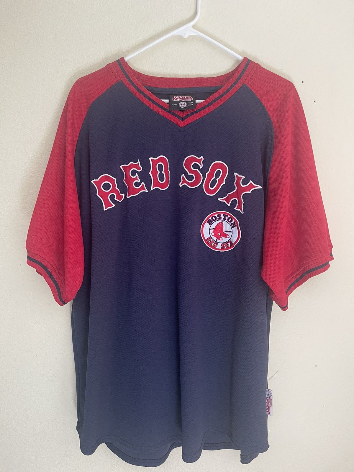 MLB × Stitch's Jeans Boston Red Sox jersey Size US XL / EU 56 / 4 - 1 Thumbnail