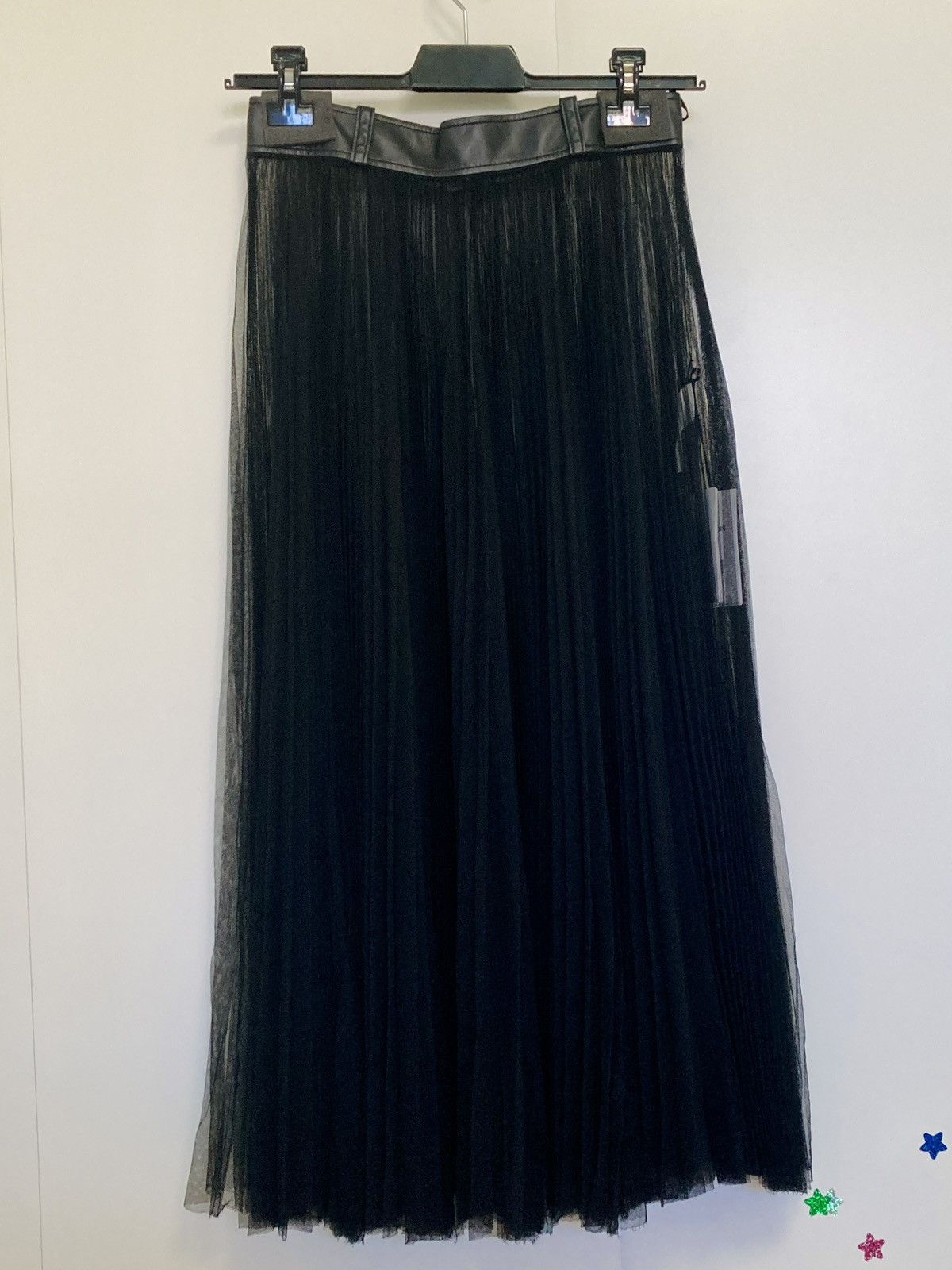 Celine CELINE BY HEDI SLIMANE 22SS RUNWAY ITEM TULLE PLEATED SKIRT Size 44R - 5 Thumbnail