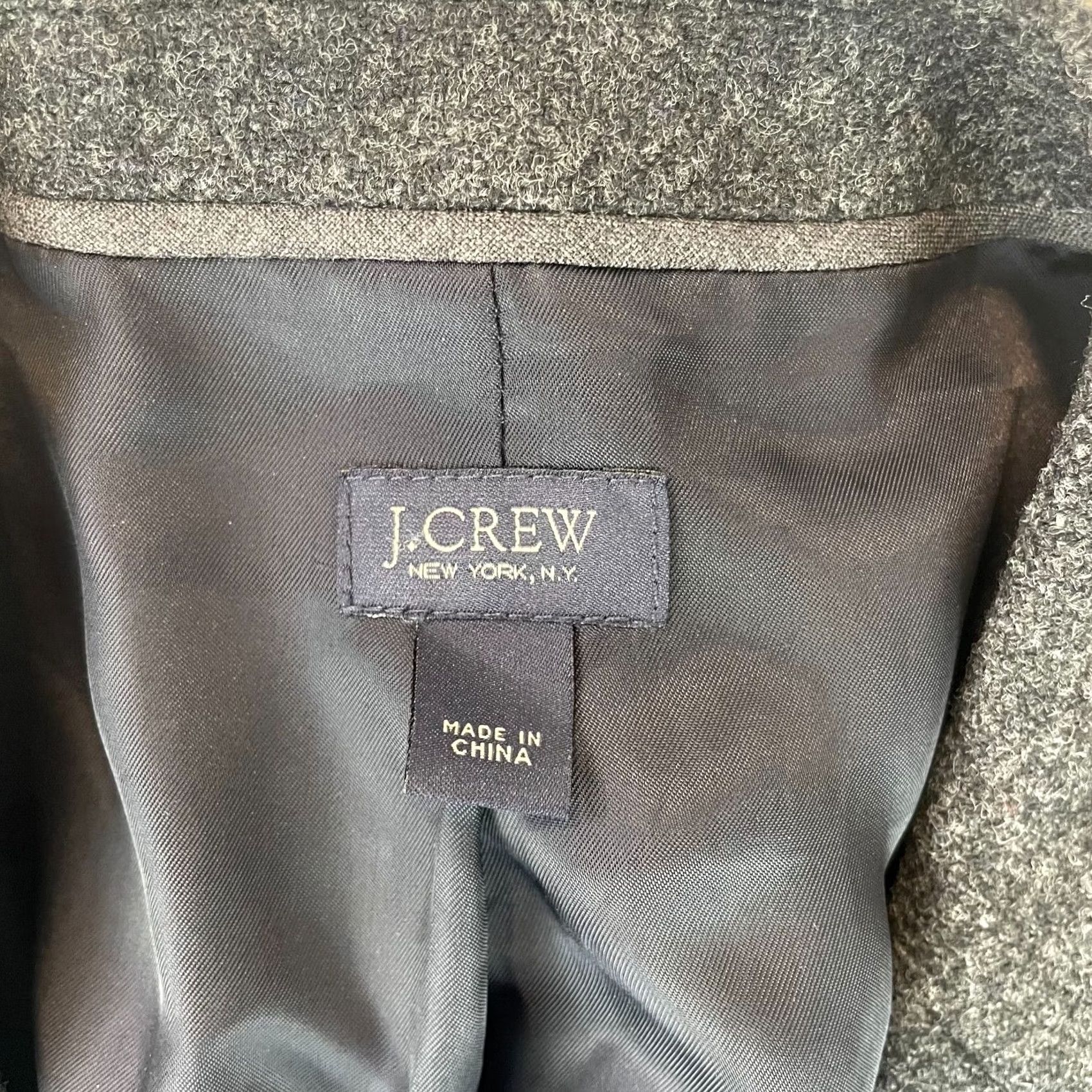 J.Crew J. Crew Ludlow Sport Coat Jacket 42L Gray 100% Wool Yorkshire Moon Tweed Sport Coat Men's Regular Long Gray Wool Jacket Size US XS / EU 42 / 0 - 2 Thumbnail