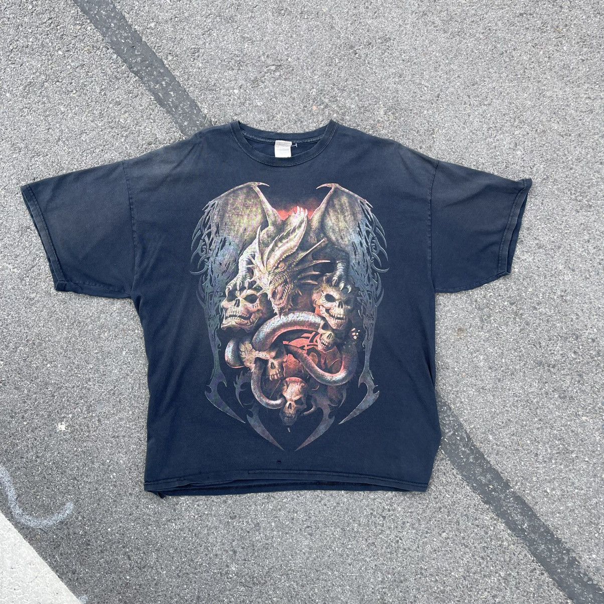 Warren Lotas VINTAGE REPRESENT STYLE FADED WASHED GRAPHIC TEE Size US XL / EU 56 / 4 - 1 Thumbnail