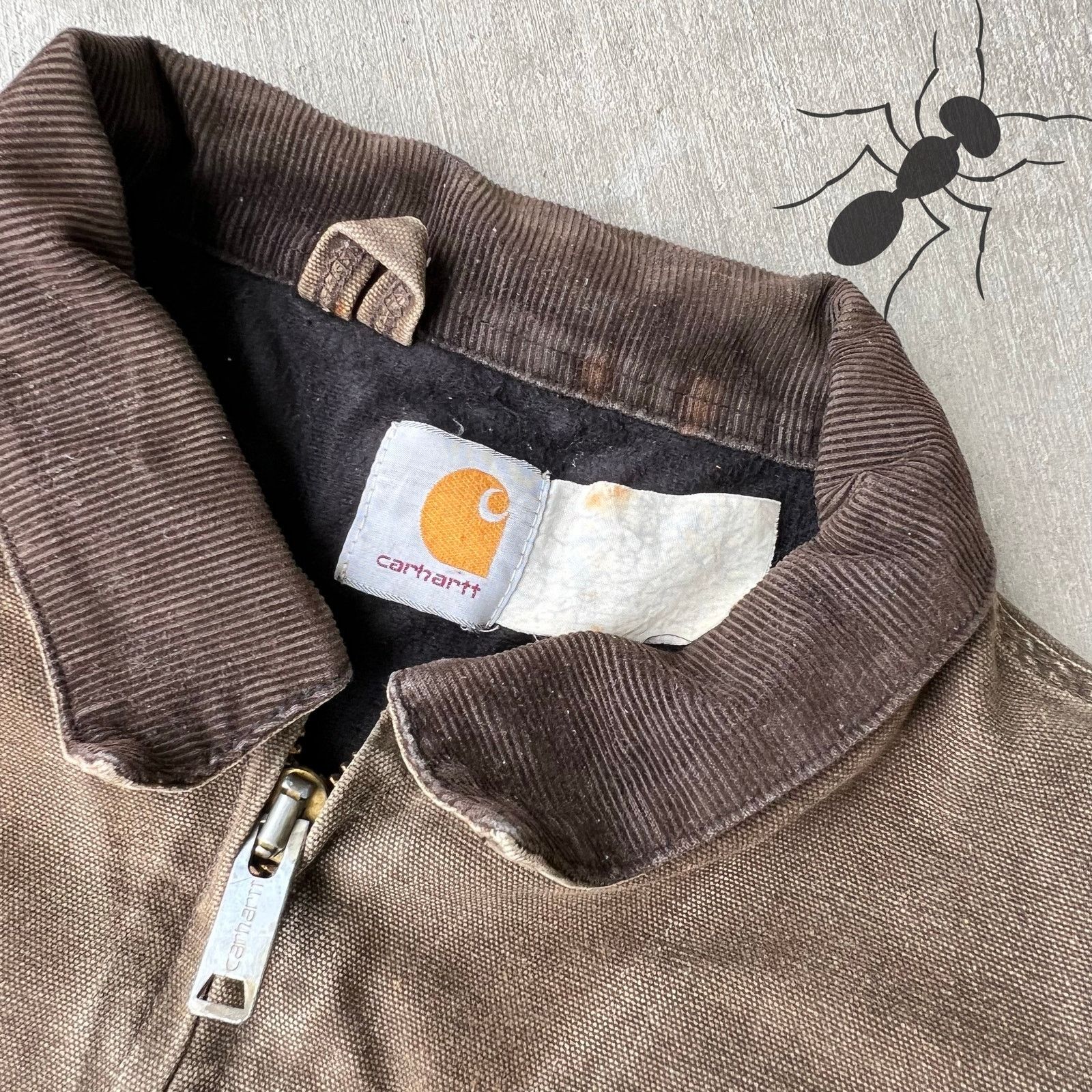 Carhartt × Vintage Carhartt J14 CHT brown Santa fe work wear jacket Size US L / EU 52-54 / 3 - 7 Thumbnail