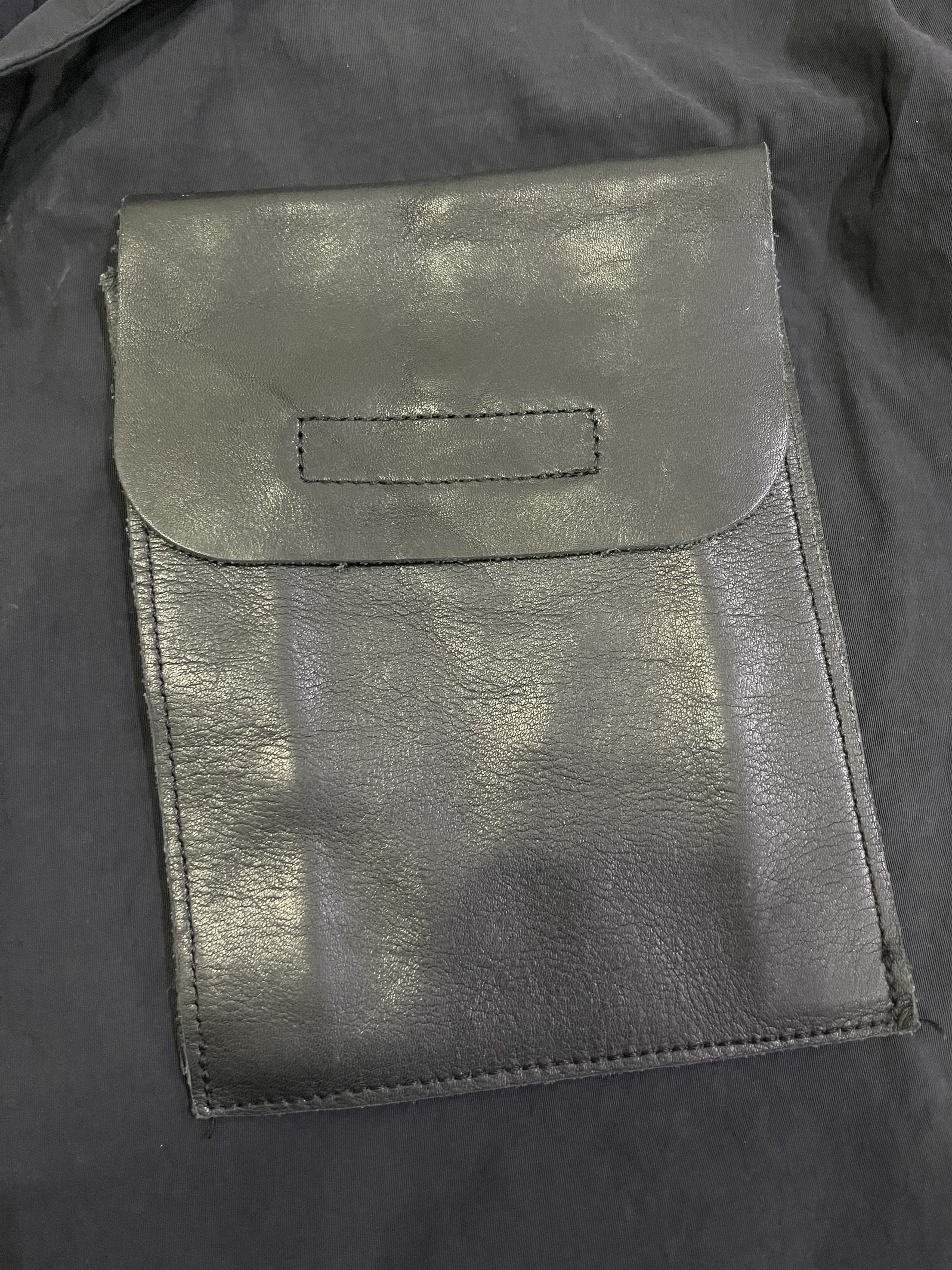 Yohji Yamamoto WXYZ Workshop by Yohji Yamamoto Slingbag Leather Pocket Size ONE SIZE - 4 Thumbnail