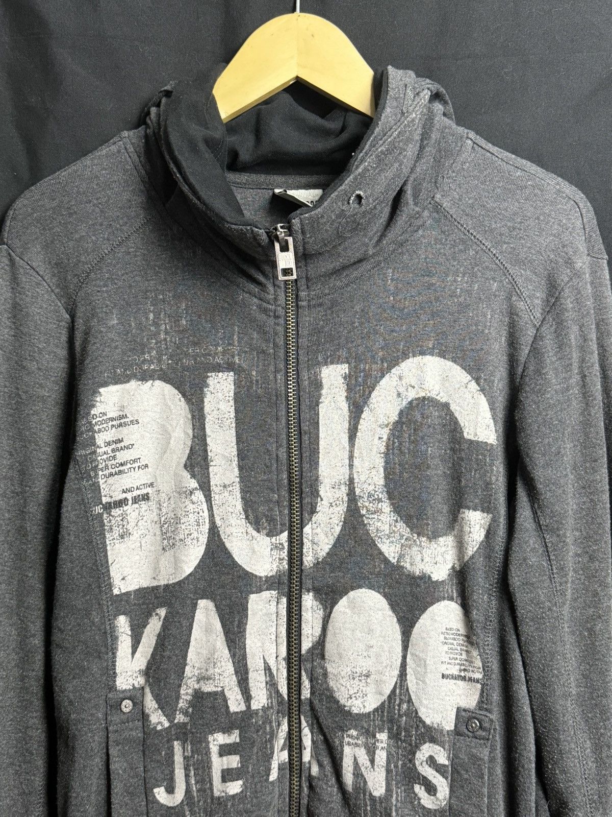If Six Was Nine × Japanese Brand × Le Grande Bleu (L.G.B.) Bono Hoodie Poem Buckaroo Goa Style ifsix lgb Size US M / EU 48-50 / 2 - 2 Thumbnail