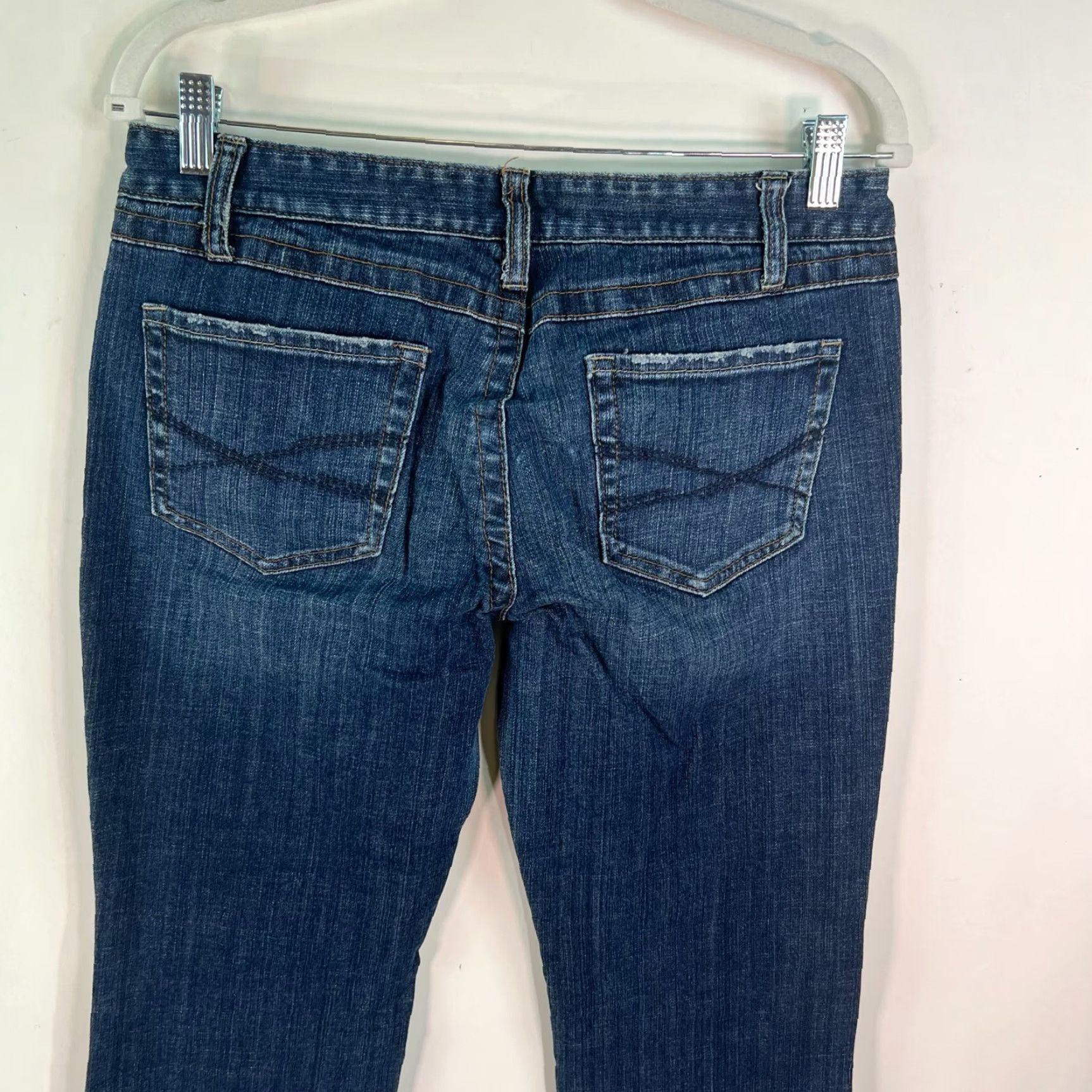 Vintage Aéropostale Skinny Leg Jeans Women 9/10 Regular 32x32 Blue Denim Size 30" / US 8 / IT 44 - 6 Thumbnail