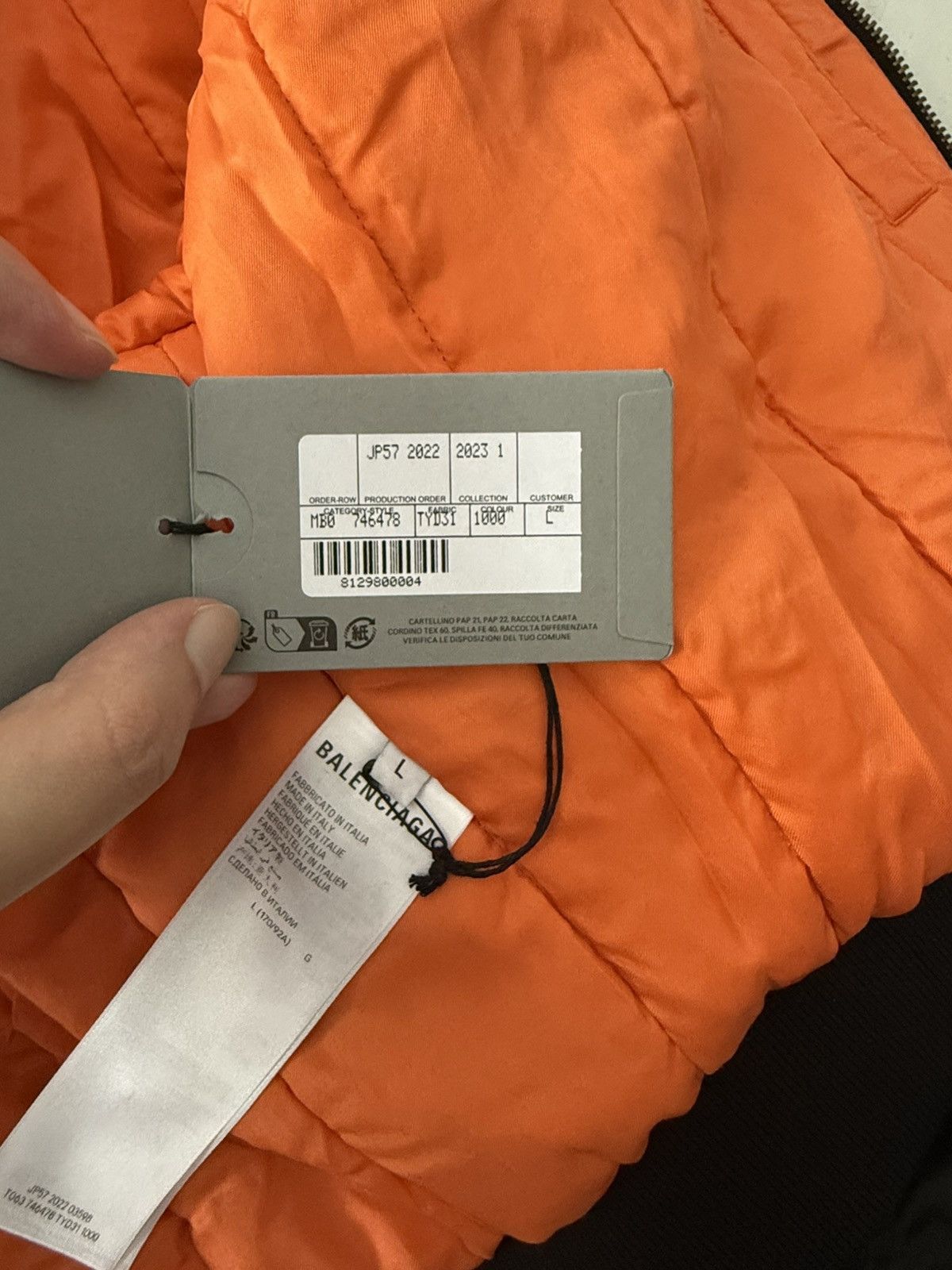 Balenciaga Balenciaga SS23 Runway Shrunk Bomber Jacket Sz.L Size L / US 10 / IT 46 - 8 Thumbnail