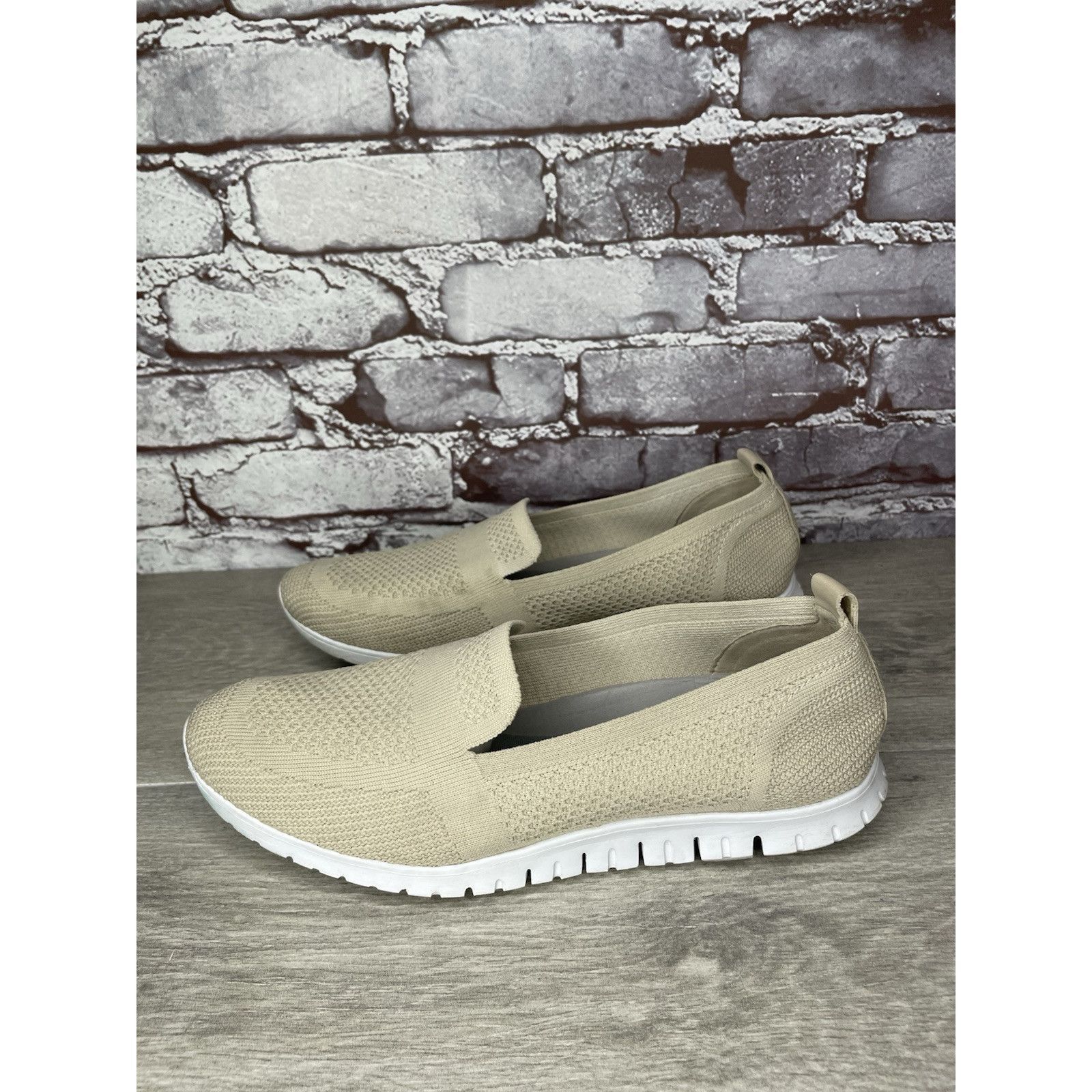 Cole Haan Cole Haan Zerogrand Stitchlite Beige Knit Slip On Sneakers W Size US 9.5 / IT 39.5 - 15 Thumbnail