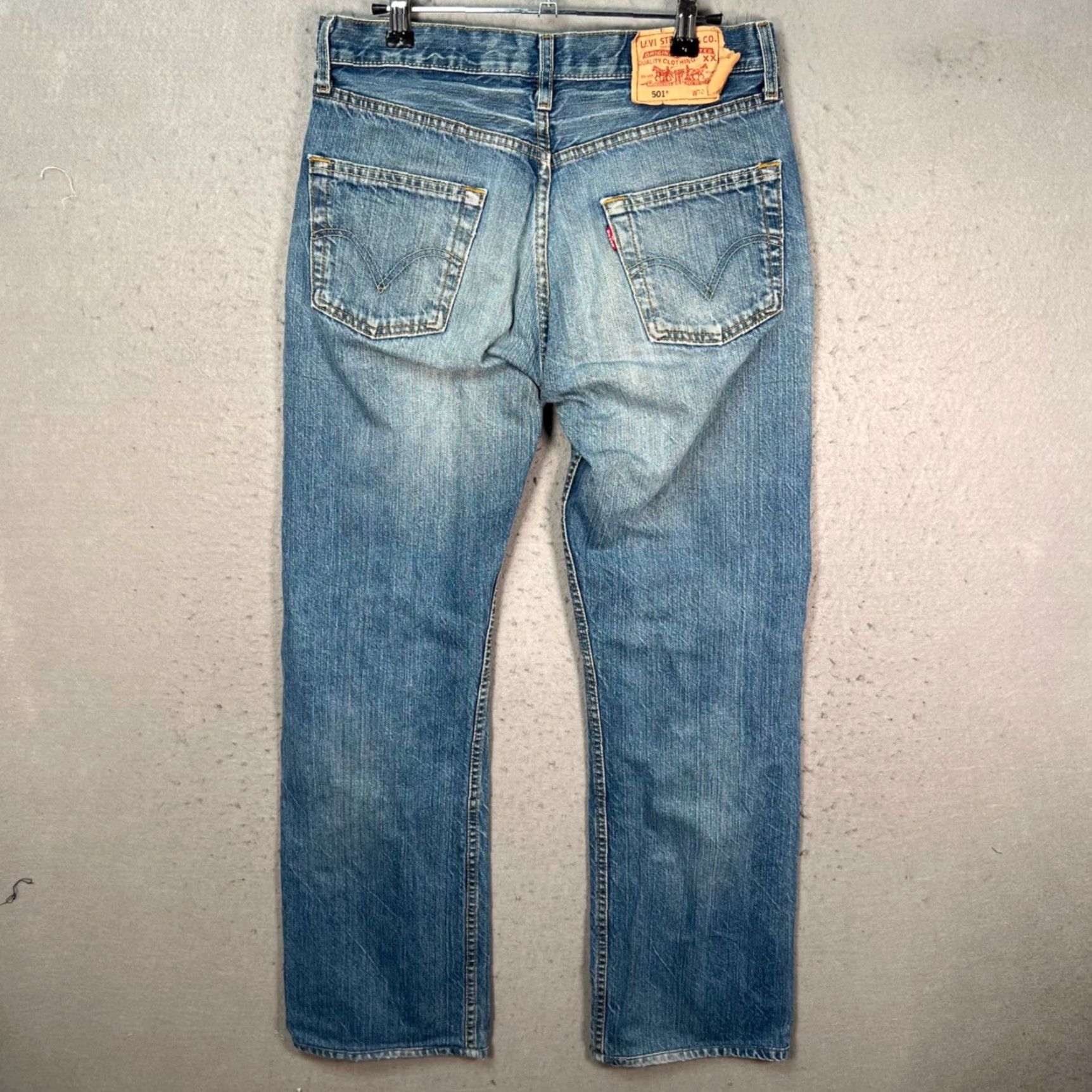 Levi's Levi's 501 Jeans Regular Size 30x29 Blue Cotton Denim Button 5-Pocket Levi's 501 Series Mens Straight Vintage No Size US 30 / EU 46 - 2 Thumbnail