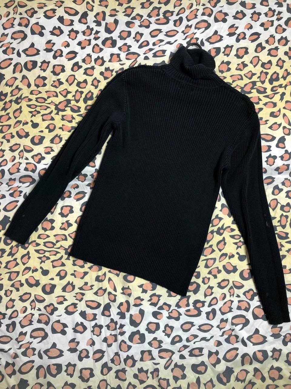 Polo Ralph Lauren × Vintage Men's Ralph Lauren Black Polo Bear Quarter Zip Size US L / EU 52-54 / 3 - 9 Thumbnail