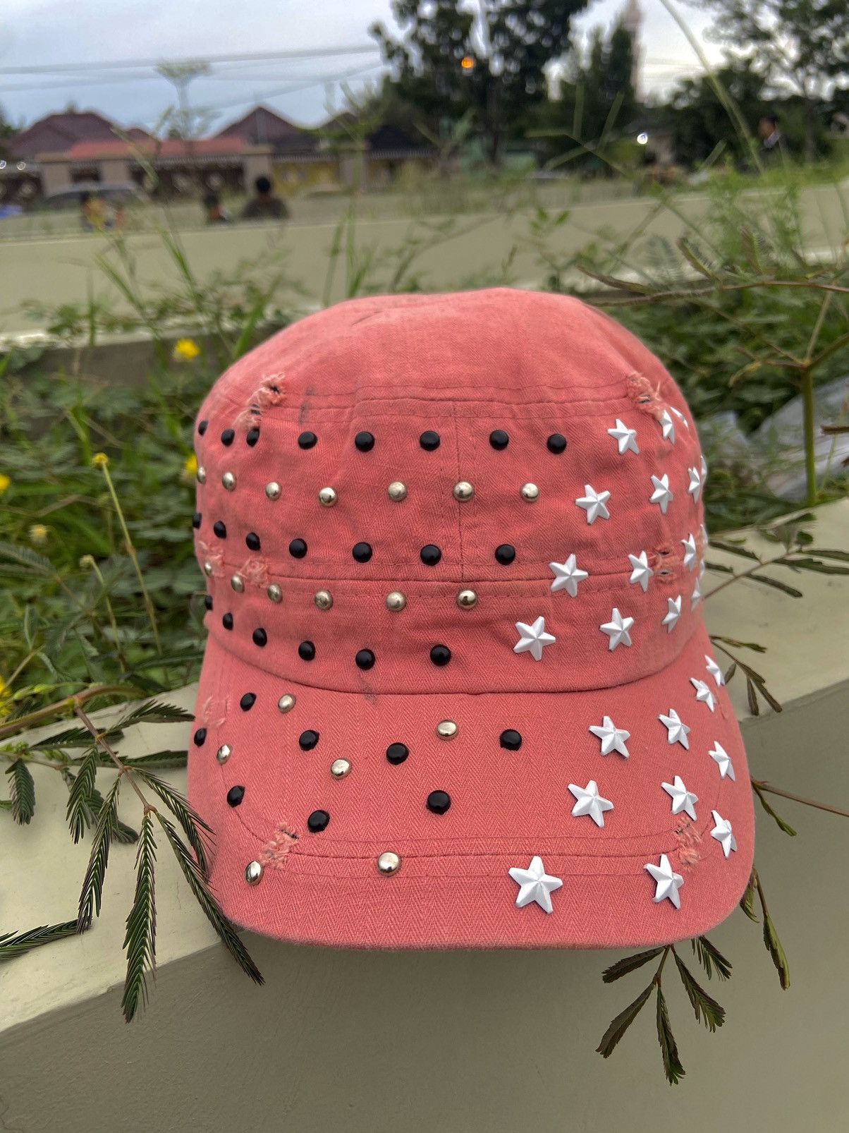Hysteric Glamour 2000s Y2K studded star L.G.B style patrol hat Size ONE SIZE - 3 Thumbnail