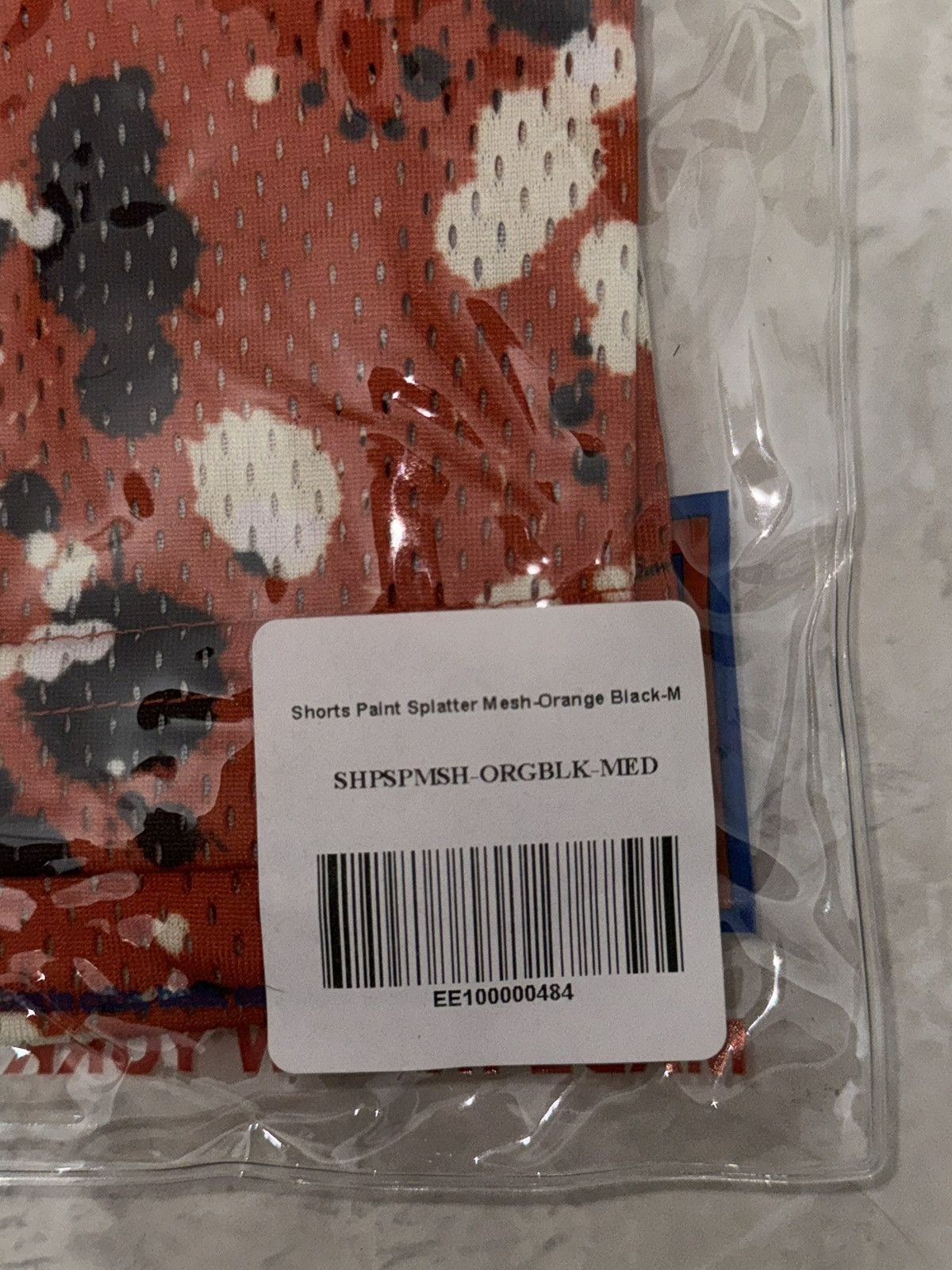 Eric Emanuel Eric Emanuel EE Basic Short Paint Splatter Orange Size US 32 / EU 48 - 2 Thumbnail