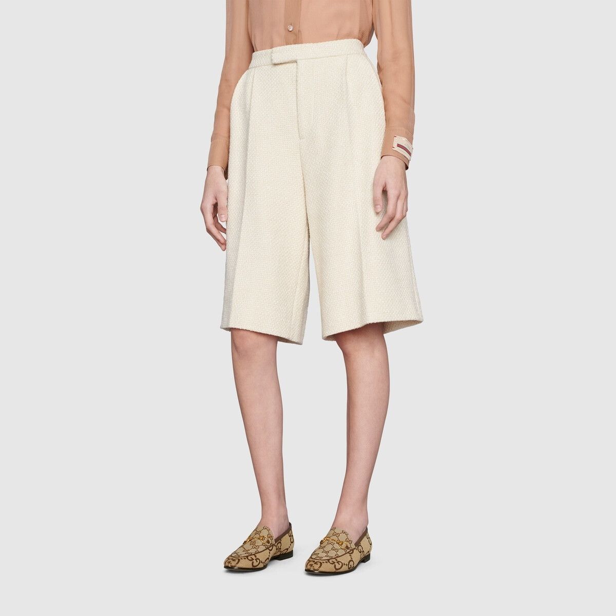 Gucci o1s1wg110225 GG Jordan Loafers in Camel/Brown Size US 11.5 / IT 41.5 - 6 Thumbnail