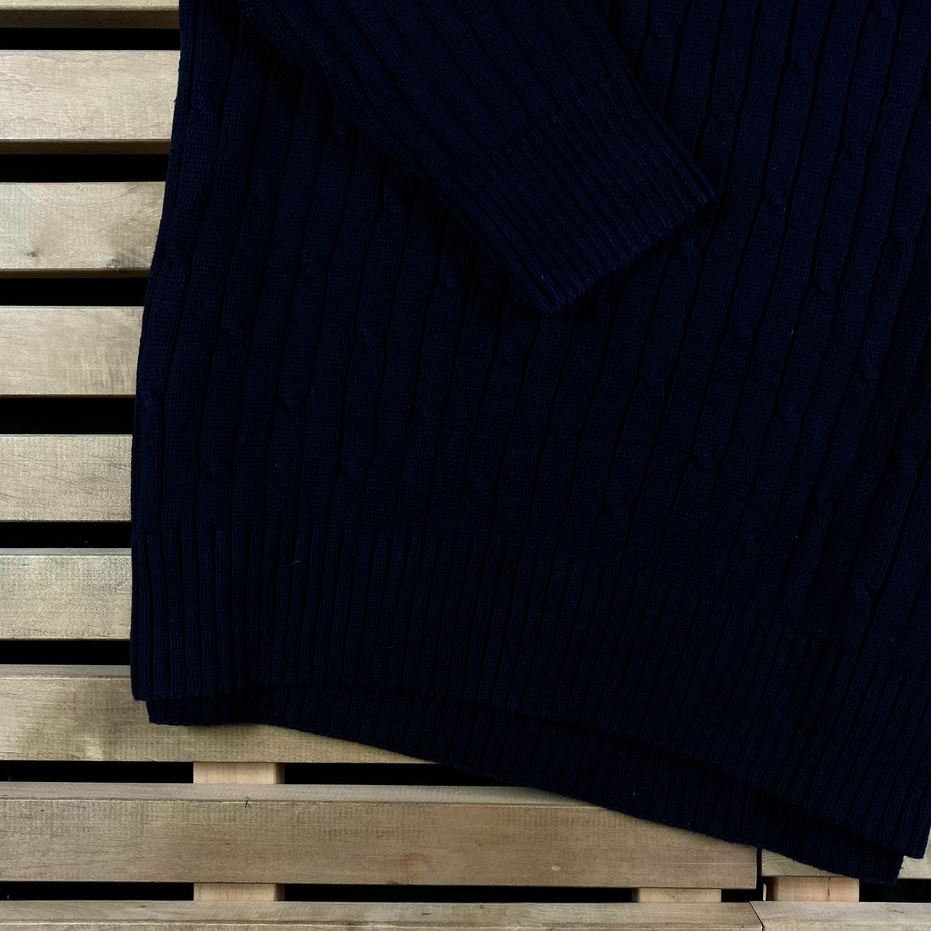 Polo Ralph Lauren × Ralph Lauren × Vintage Men’s Sweater 1/3 Zip Polo By Ralph Lauren Vintage Size XXL Size US XXL / EU 58 / 5 - 3 Thumbnail