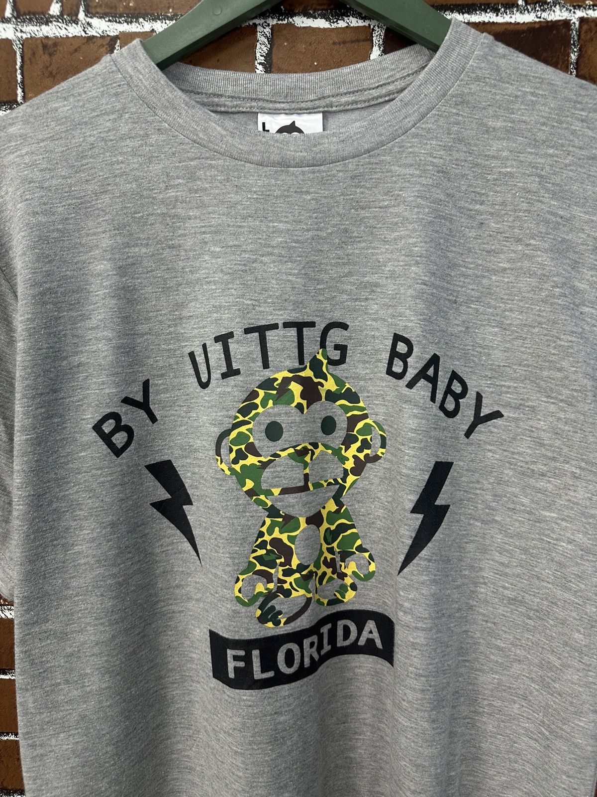 Japanese Brand UITTG Baby Milo Bape Florida Tshirt A956 Size US M / EU 48-50 / 2 - 2 Thumbnail