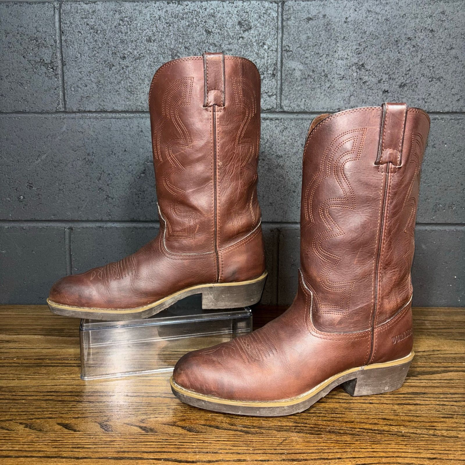 Durango Durango Wellington Steel Toe Work Boots Brown Leather 10.5D Size US 10.5 / EU 43-44 - 3 Thumbnail