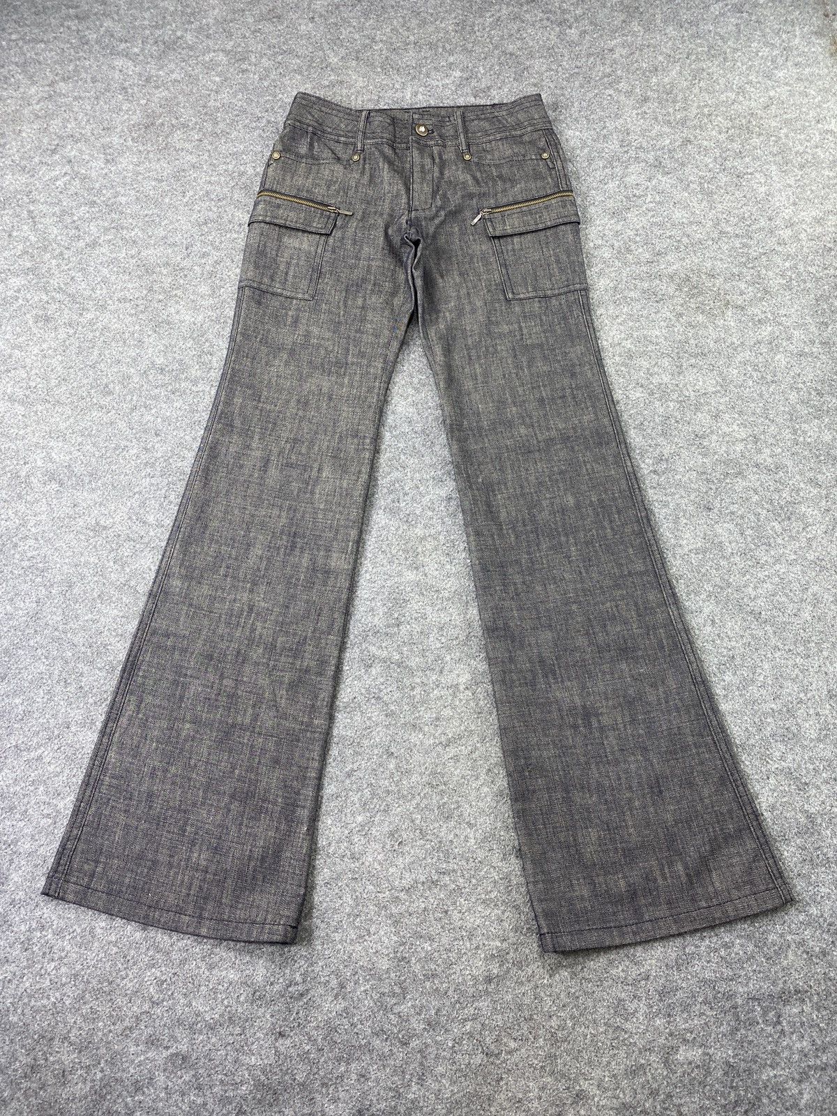 Japanese Brand × Johnbull Japanese Brand Multi Pocket Flare Pants - J1121 Size 26" / US 2 / IT 38 - 2 Thumbnail