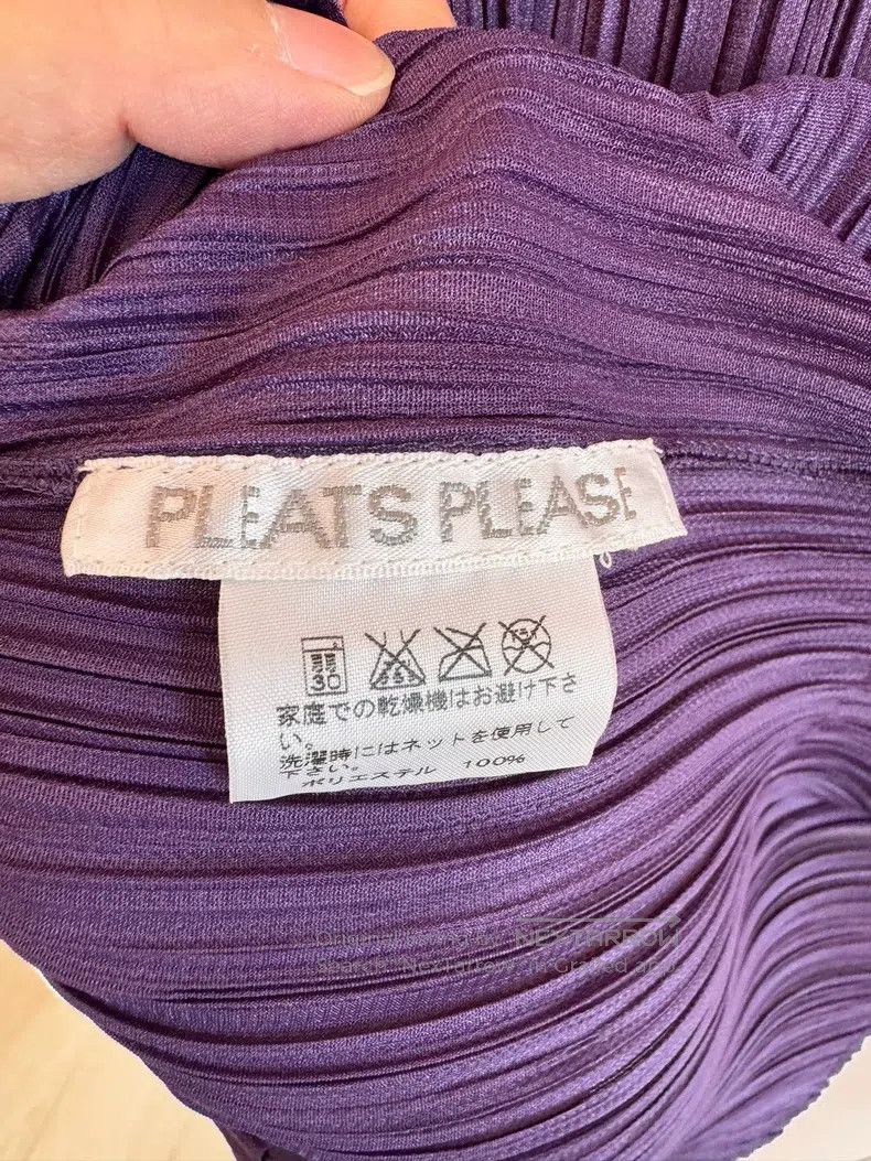Issey Miyake Issey Miyake Purple Chinese-Style Top Size XL / US 12-14 / IT 48-50 - 5 Thumbnail