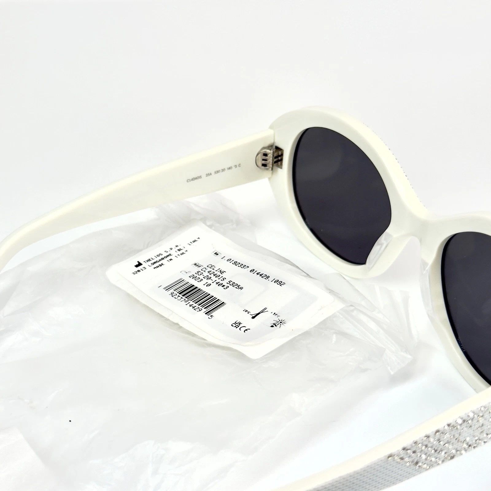 Celine CELINE 4240 BOLD 3 DOTS White Logo Sunglasses CL4240IS 25A Size ONE SIZE - 2 Thumbnail