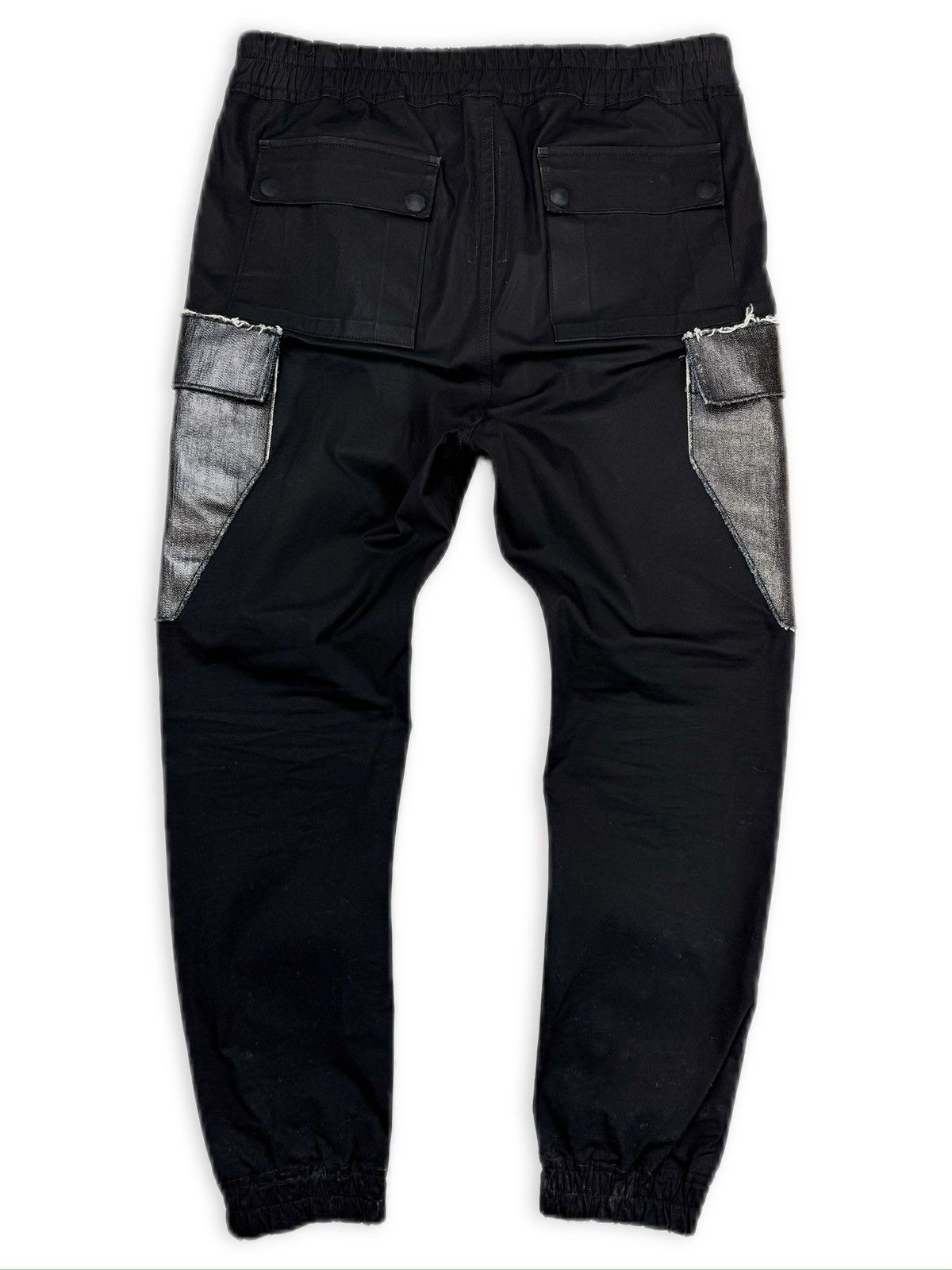 Rick Owens Rick Owens Larry Suede Patch Cargo Joggers Size US 34 / EU 50 - 3 Thumbnail