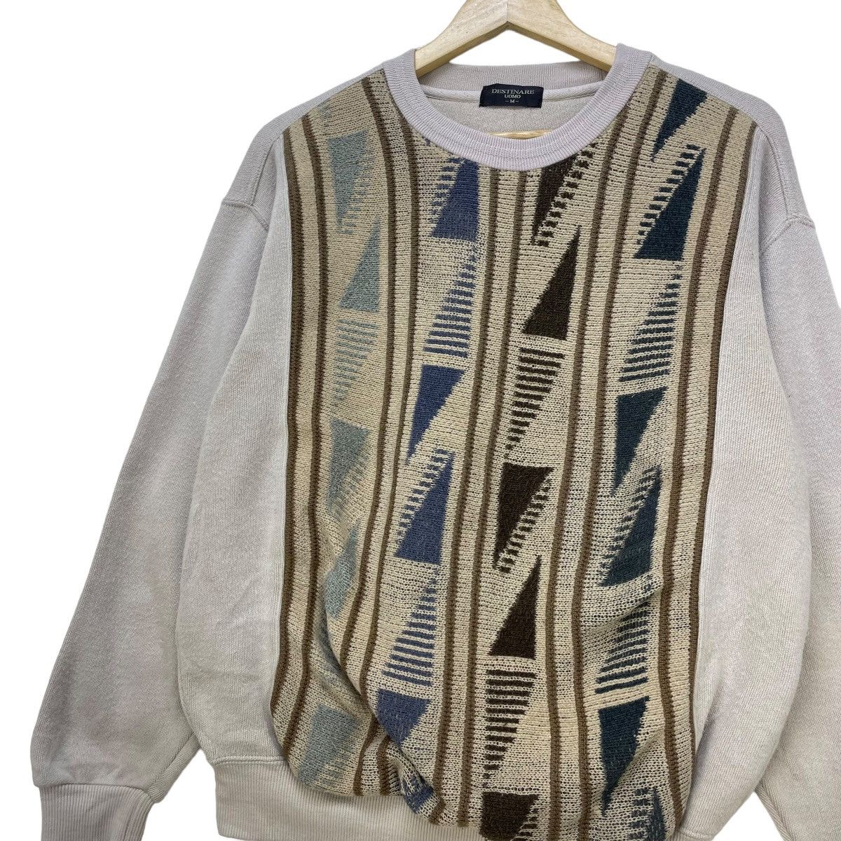 Japanese Brand 💥Vintage 90s Japanese Brand Destinare Sweatshirt Native Art Size US M / EU 48-50 / 2 - 3 Thumbnail