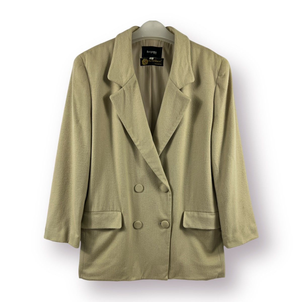 Loro Piana 🔥 BORGOMA ROSE LORO PIANA WOOL DOUBLE BREASTED - 40 Size M / US 6-8 / IT 42-44 - 1 Thumbnail